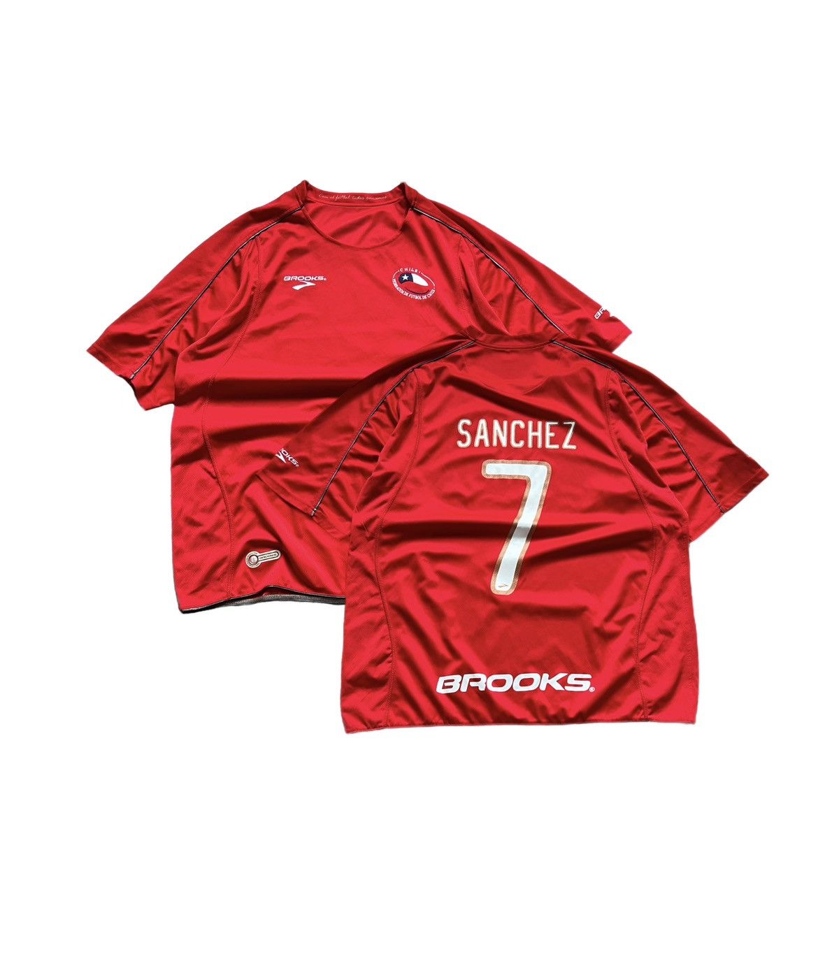 Chile 2010/11 Home Soccer Jersey Alexis Sanchez Rare