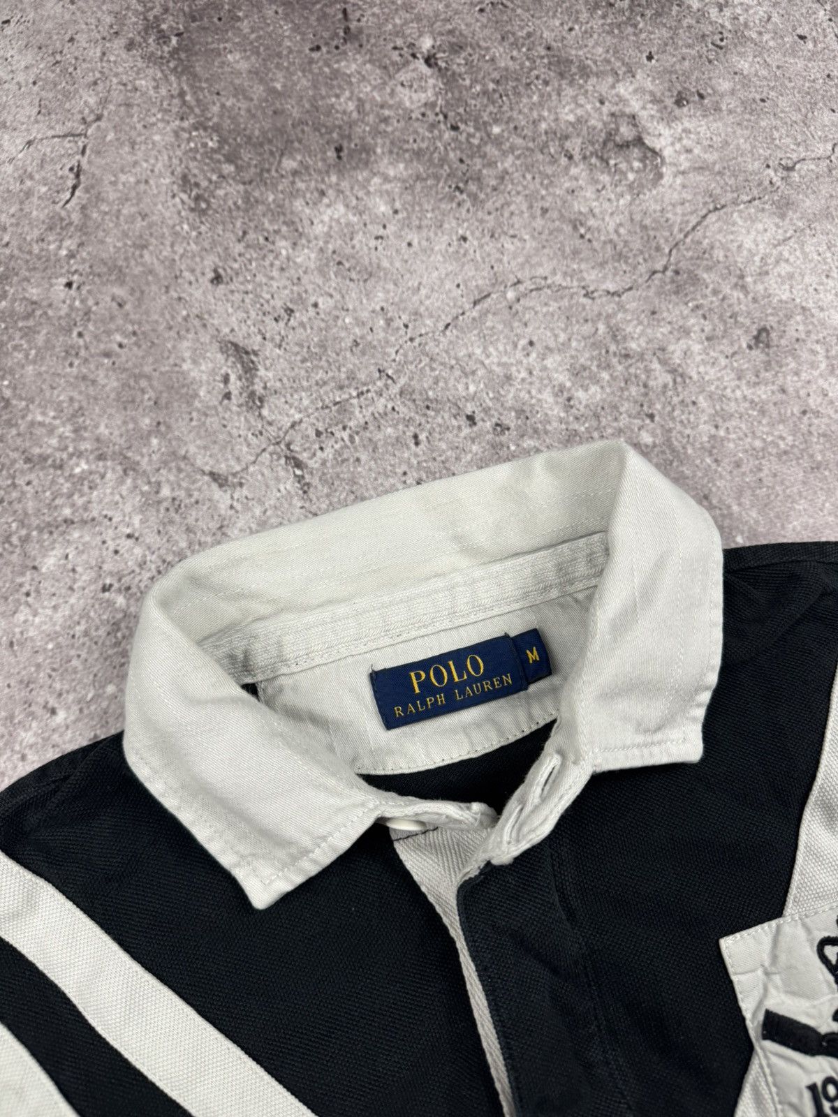 Polo Ralph Lauren Vintage Polo Ralph Lauren PRLC flag doublecolour rugby shirt Size US M / EU 48-50 / 2 - 3 Thumbnail