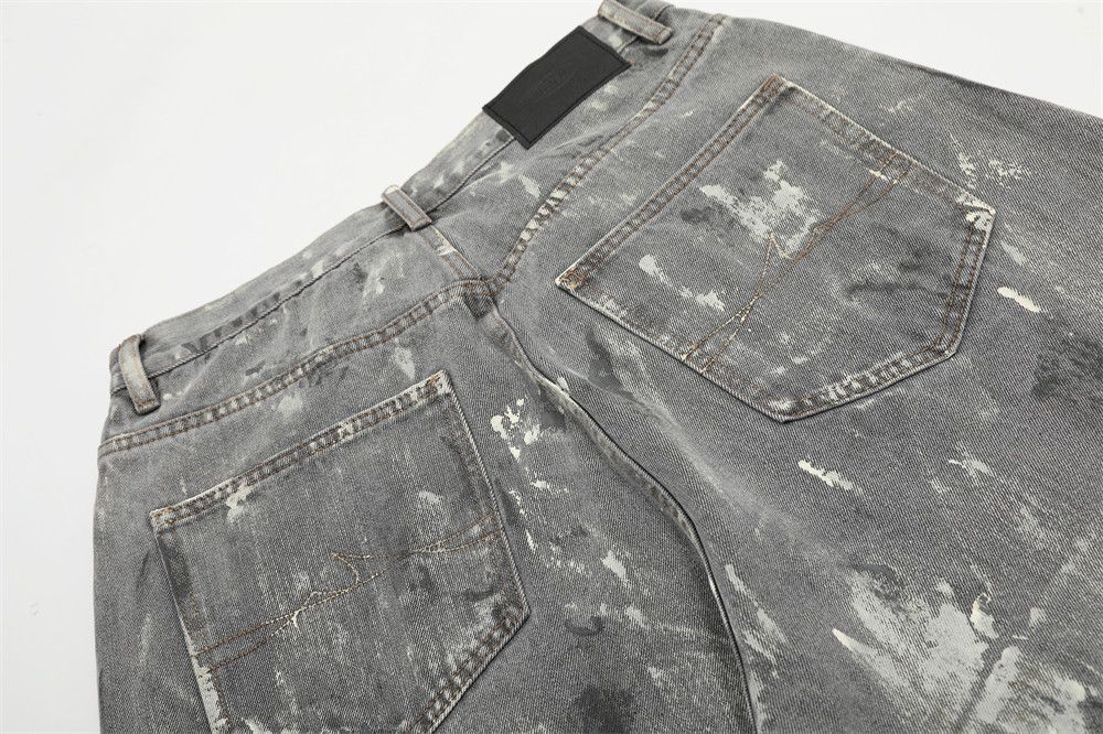Japanese Brand × Jean Painted Washed Distressed Jeans Size US 30 / EU 46 - 8 Thumbnail