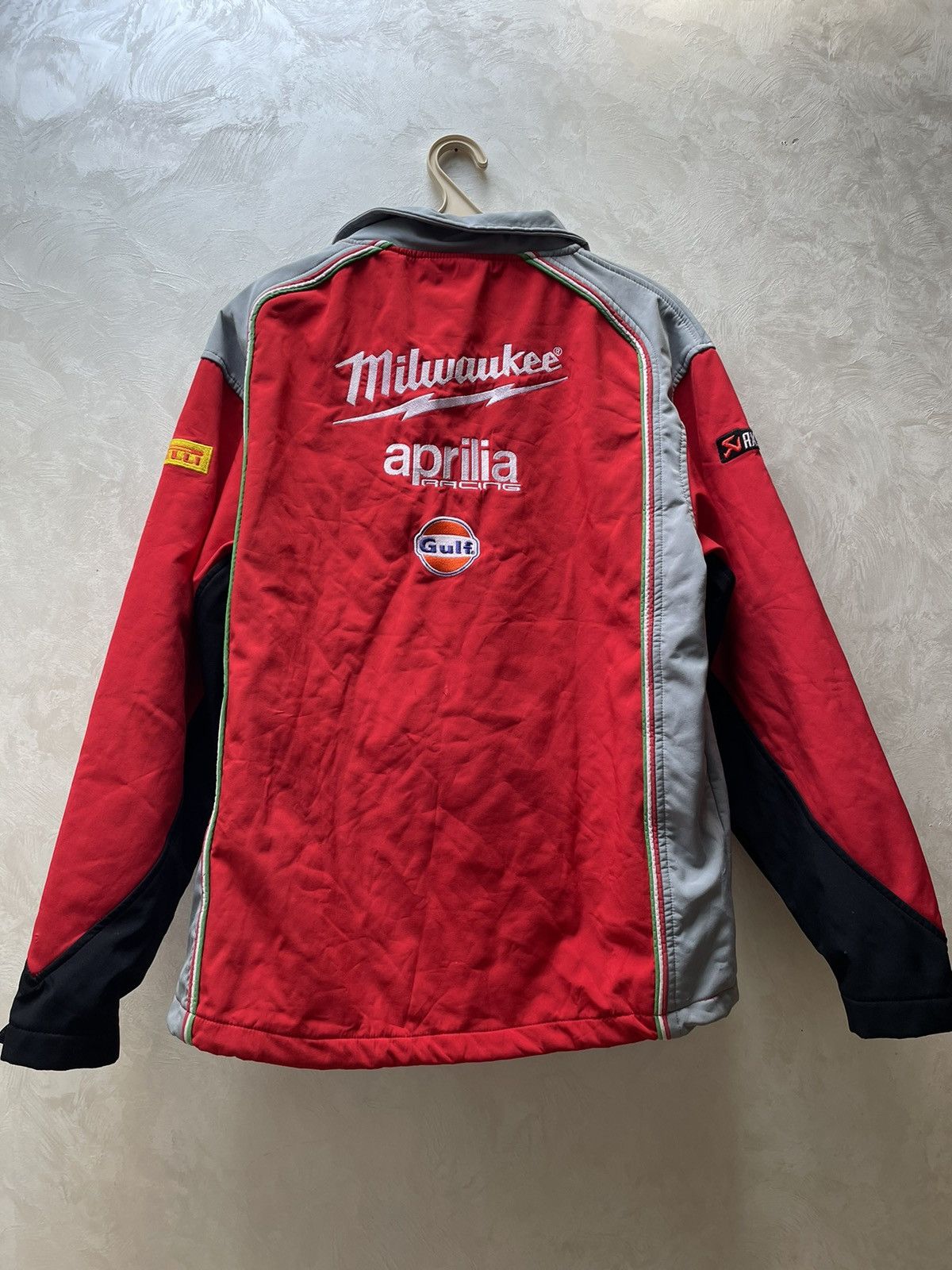 Other Milwaukee Aprilla Racing Jacket Akrapovic Firelli Full Zip Size US XL / EU 56 / 4 - 11 Thumbnail