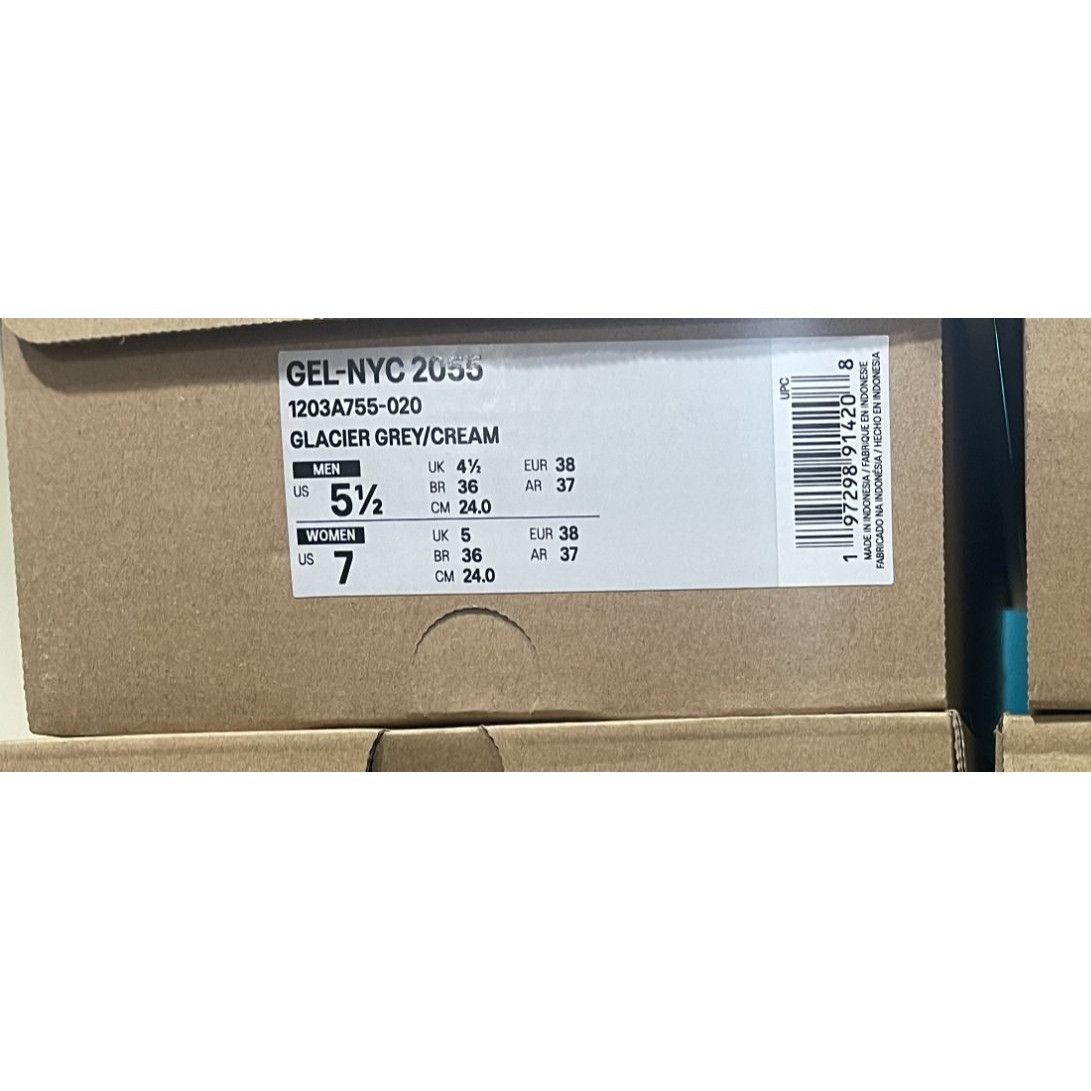 Asics Asics Gel NYC 2055 Glacier Grey Cream Mens size 5.5us Size US 5.5 / EU 38 - 6 Thumbnail