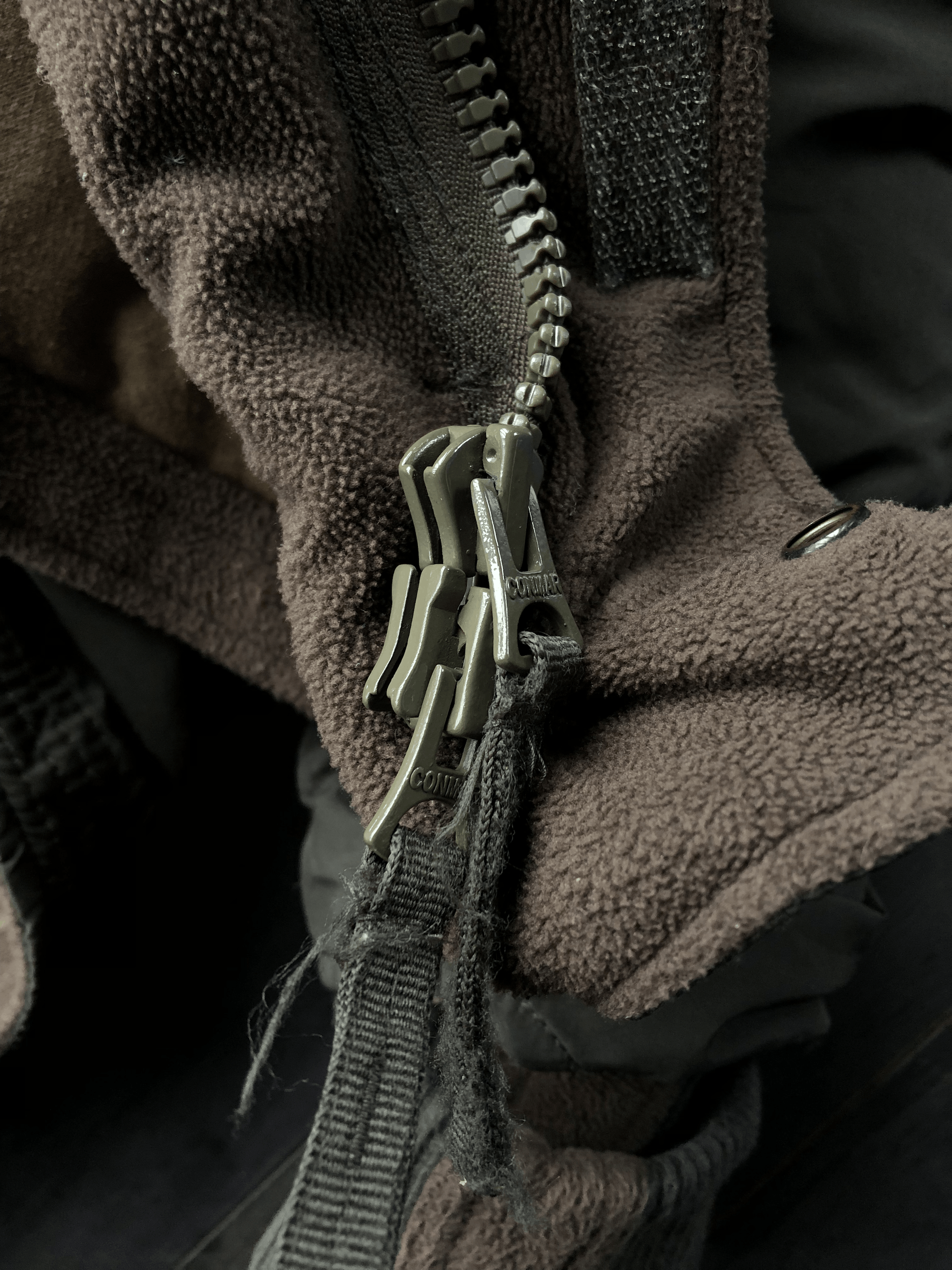 GOA Goa Grey Down Double Zipper Military Surplus Boa Jacket Size US S / EU 44-46 / 1 - 9 Thumbnail