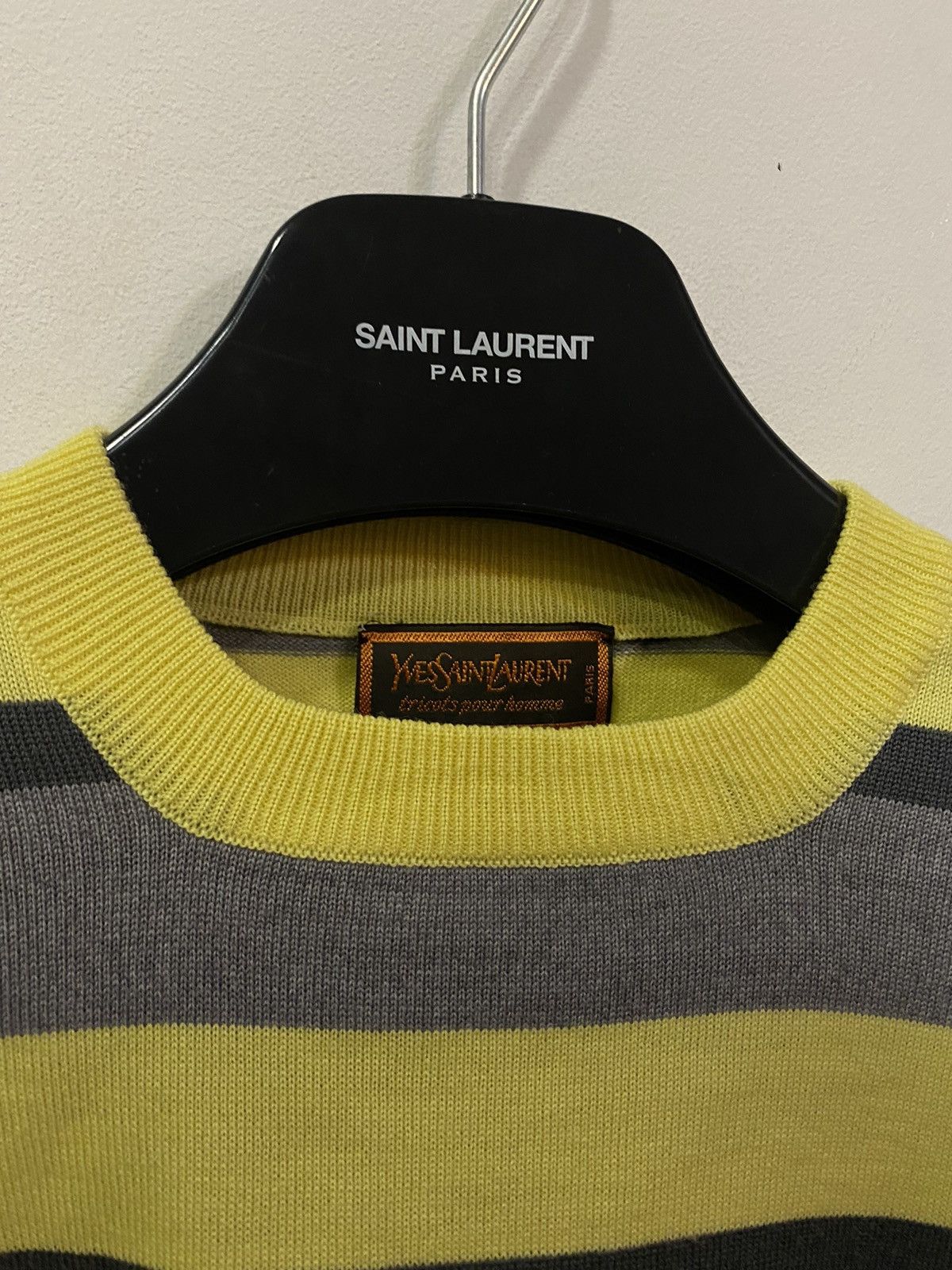 Yves Saint Laurent Italy 80s YSL Sweater Soft Wool Paris Sweatshirt Size US S / EU 44-46 / 1 - 7 Thumbnail