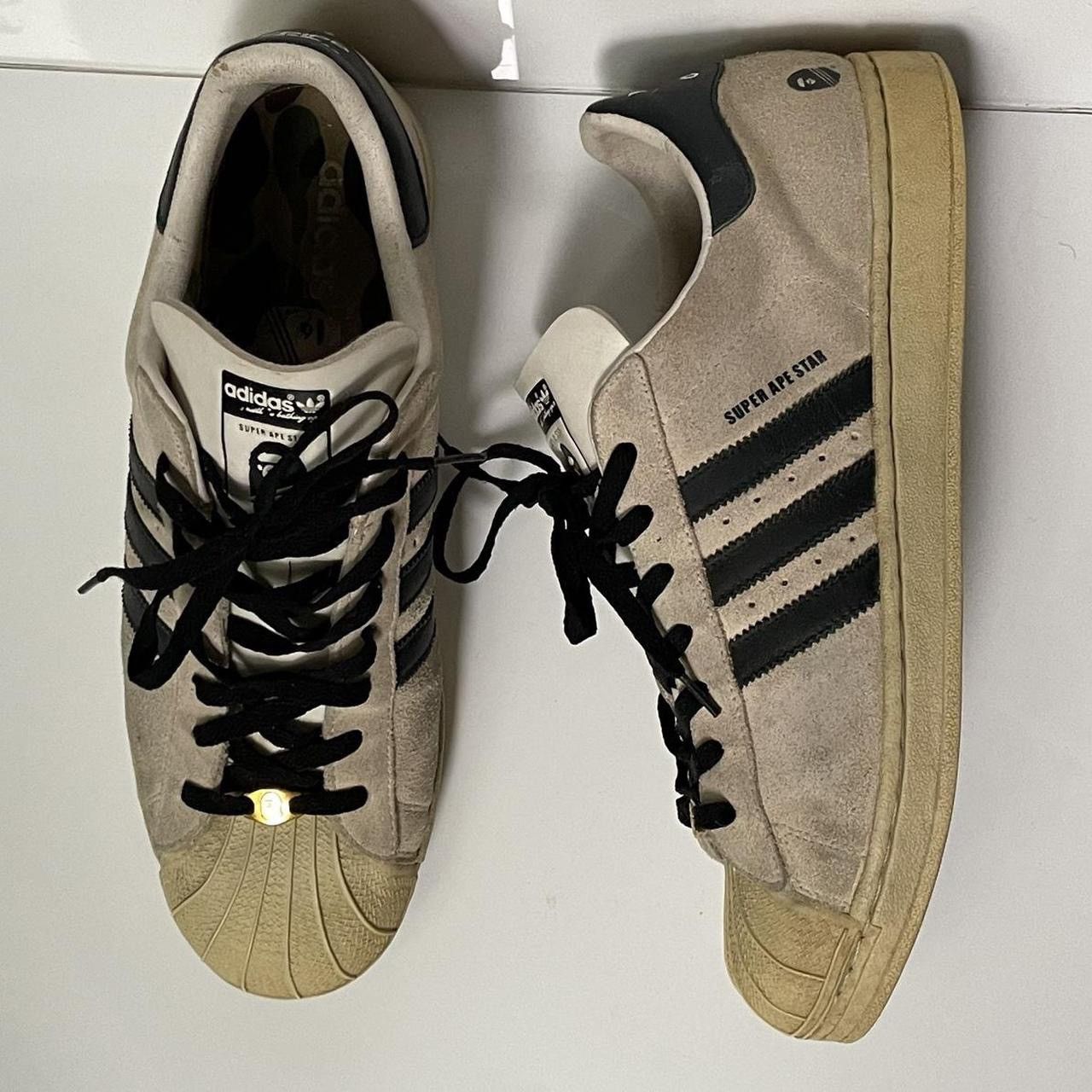 Adidas × Bape Bape x Adidas 2003 superape star Size US 11.5 / EU 44-45 - 3 Thumbnail