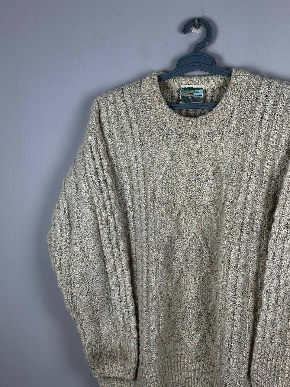 Aran Isles Knitwear Gaeltarra Handloomed Aran Vintage Wool Knitted Sweater Size US M / EU 48-50 / 2 - 3 Thumbnail