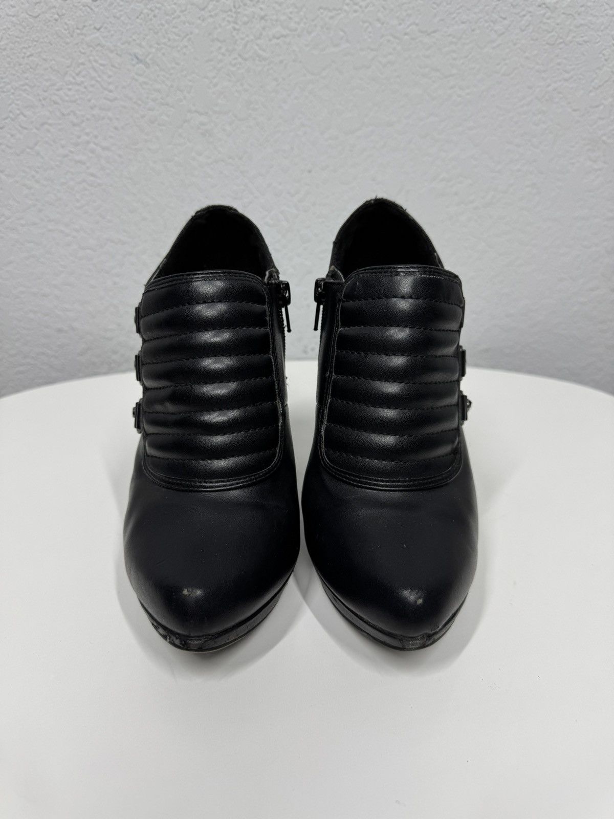 A.S.98 Vintage Leather Boots High Heel Y2k Avantgarde IfSixWasNine Size US 8 / IT 38 - 8 Thumbnail
