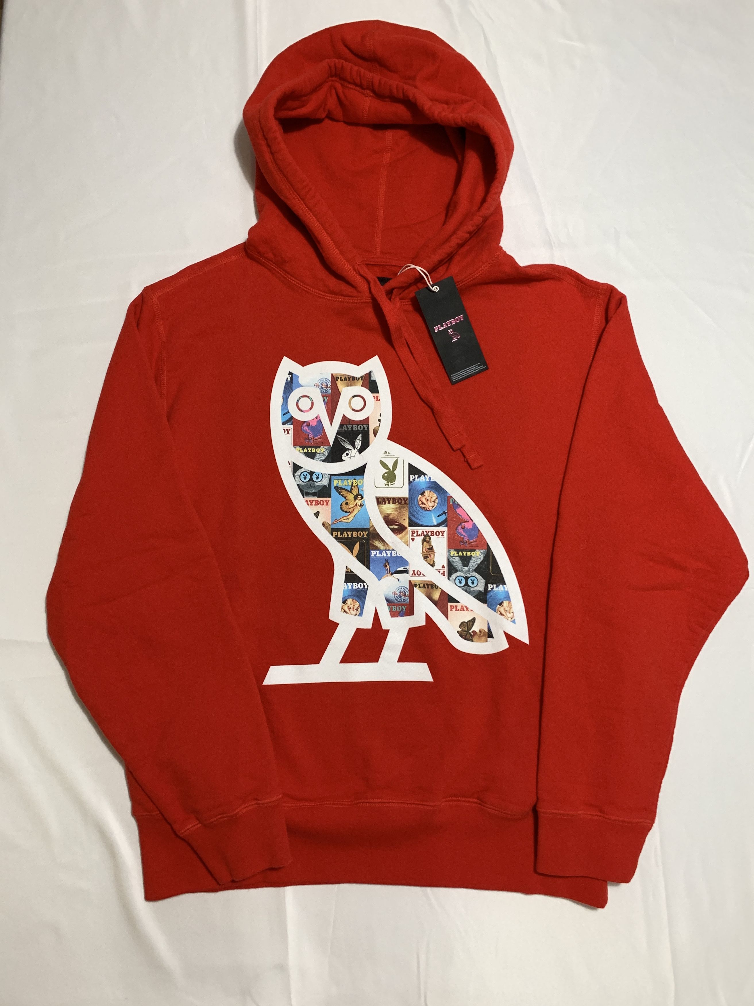 Drake OVO x PLAYBOY MAGAZINE OG OWL HOODIE Size US XL / EU 56 / 4 - 1 Thumbnail