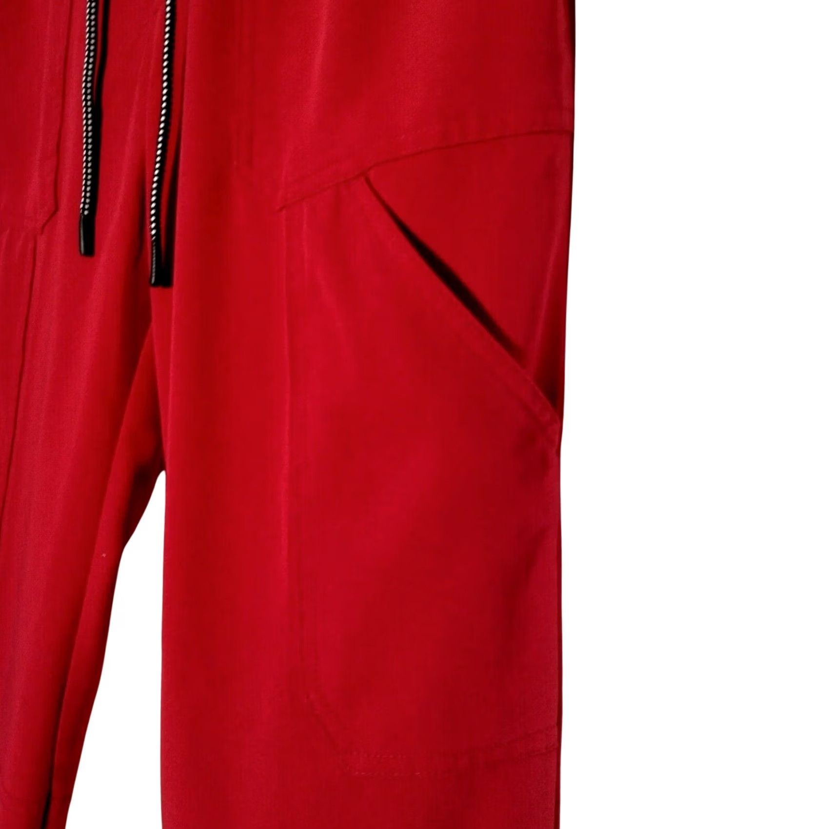 Koio Koi Scrub Pants Women S Regular Red Jogger Workwear 740R Stretch Size 28" / US 6 / IT 42 - 6 Thumbnail