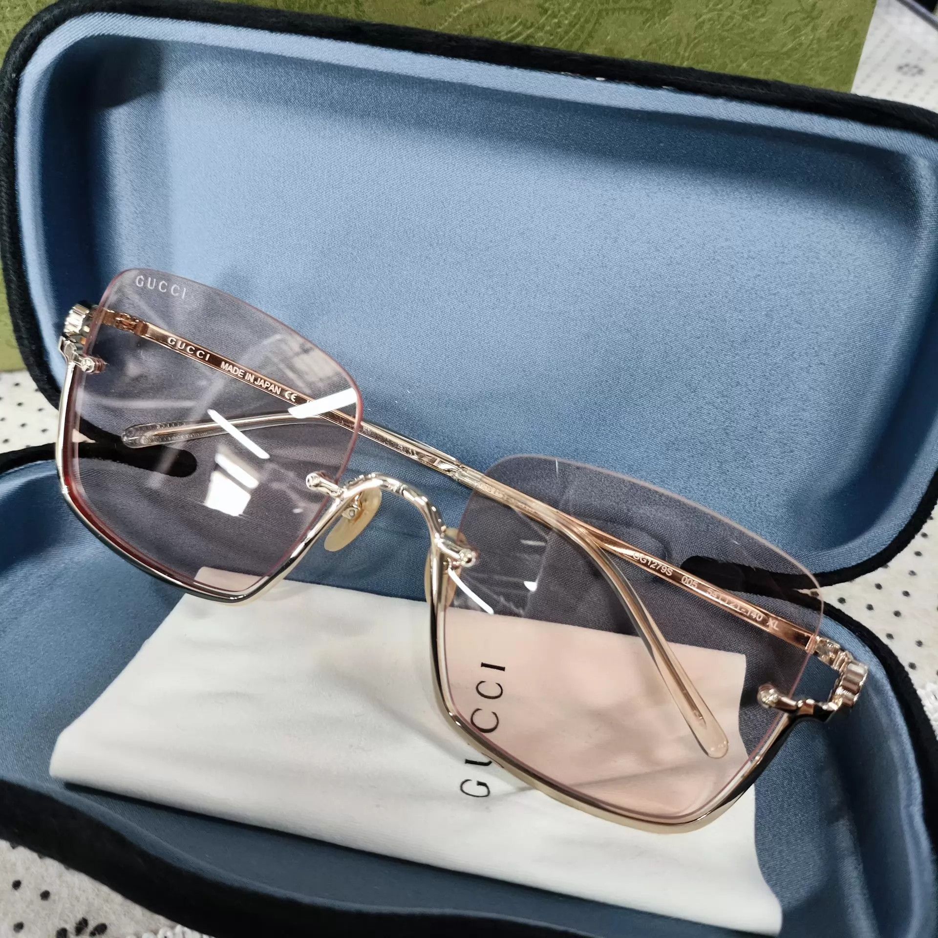 Gucci Gucci Women's Pink Sunglasses Size ONE SIZE - 2 Thumbnail