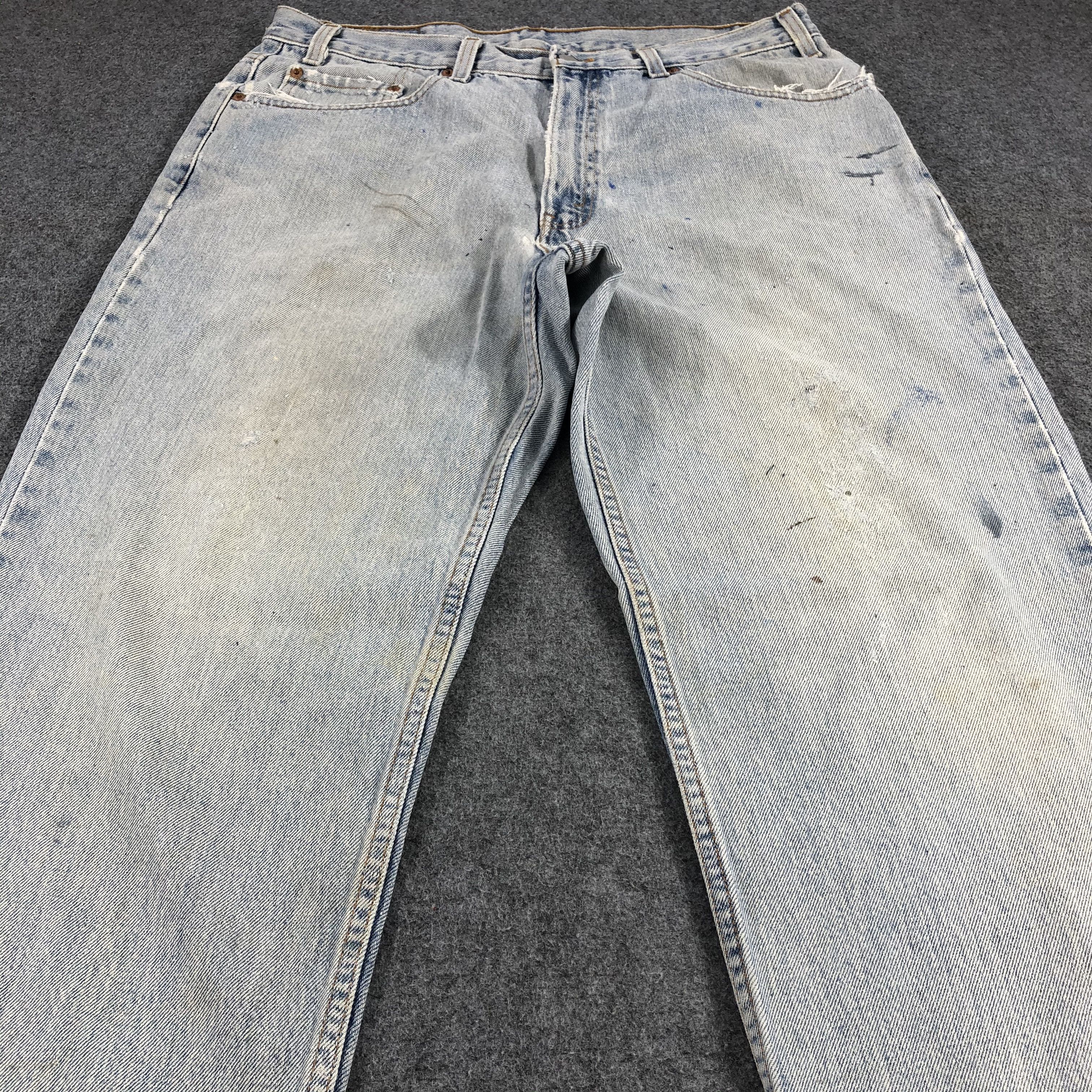 Levi's × Vintage Vintage 90s Light Wash Levis 550 Jeans-JM1189 Size US 36 / EU 52 - 3 Thumbnail