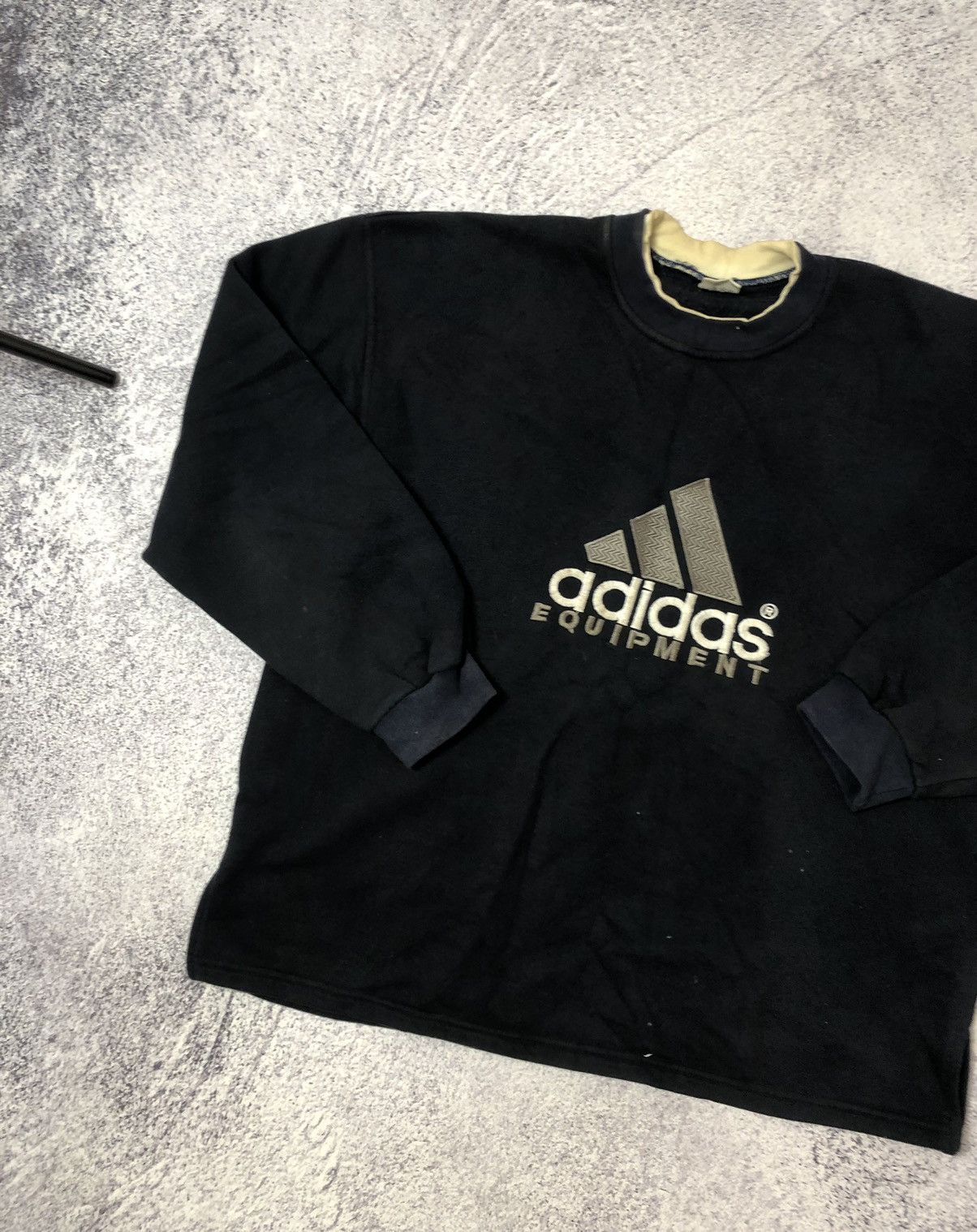 Adidas Men’s sweater adidas Equivalent big logo casual y2k usa Size US XL / EU 56 / 4 - 3 Thumbnail