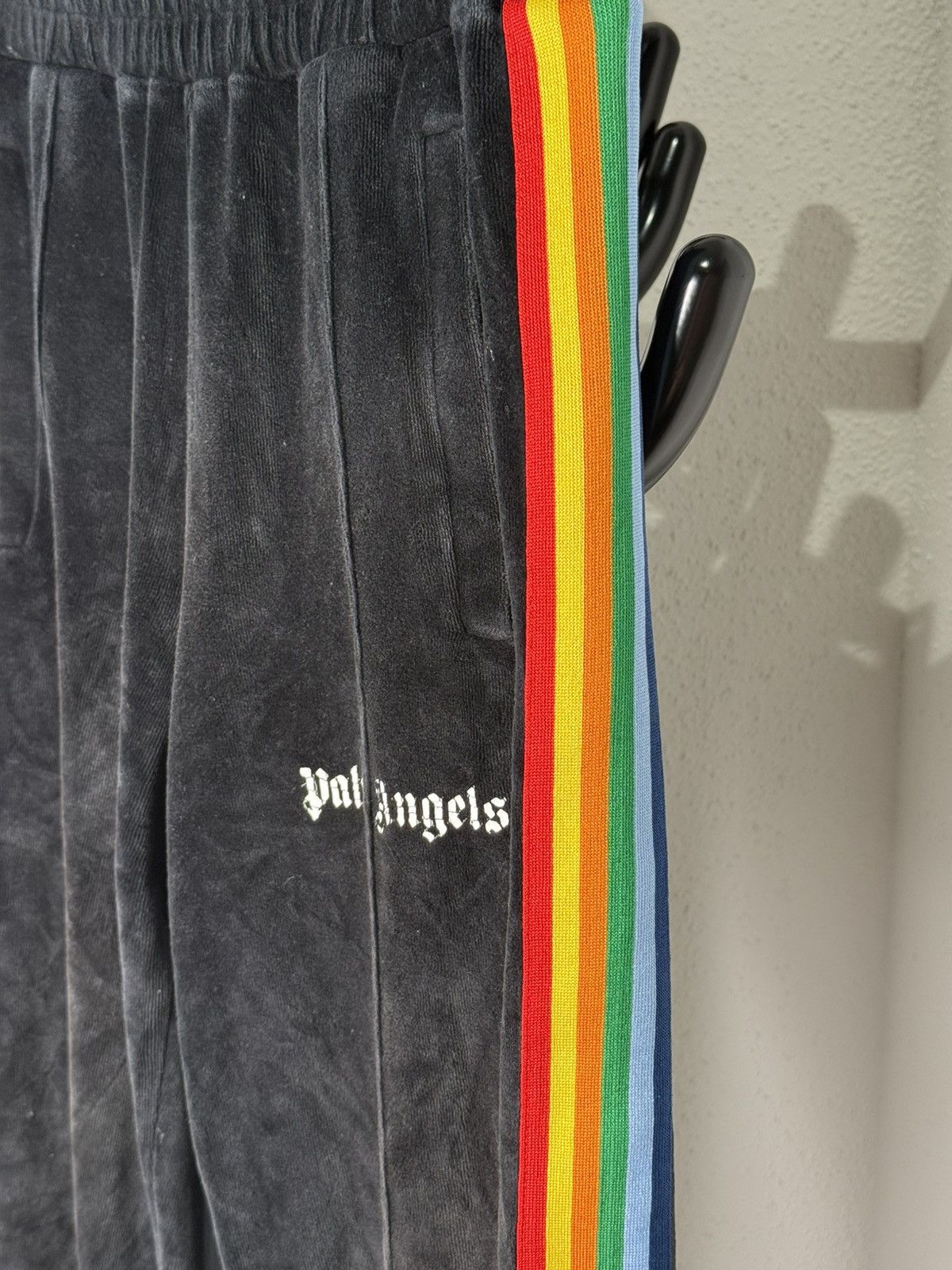 Palm Angels Palm Angels Rainbow Chenille Track Pants Size US 34 / EU 50 - 3 Thumbnail