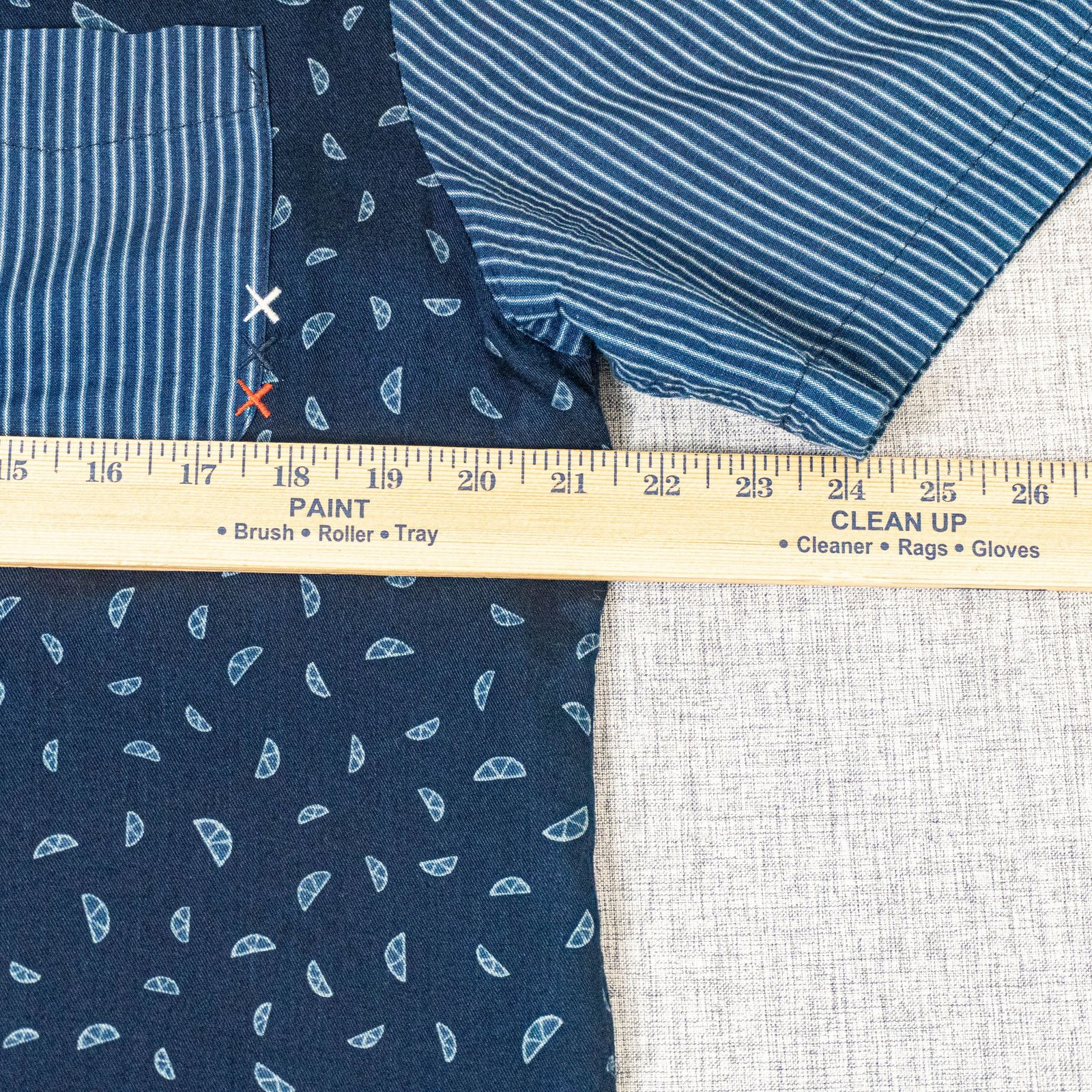 Scotch & Soda Scotch & Soda Patchwork Camp Short Sleeve Shirt indigo M Size US M / EU 48-50 / 2 - 10 Thumbnail
