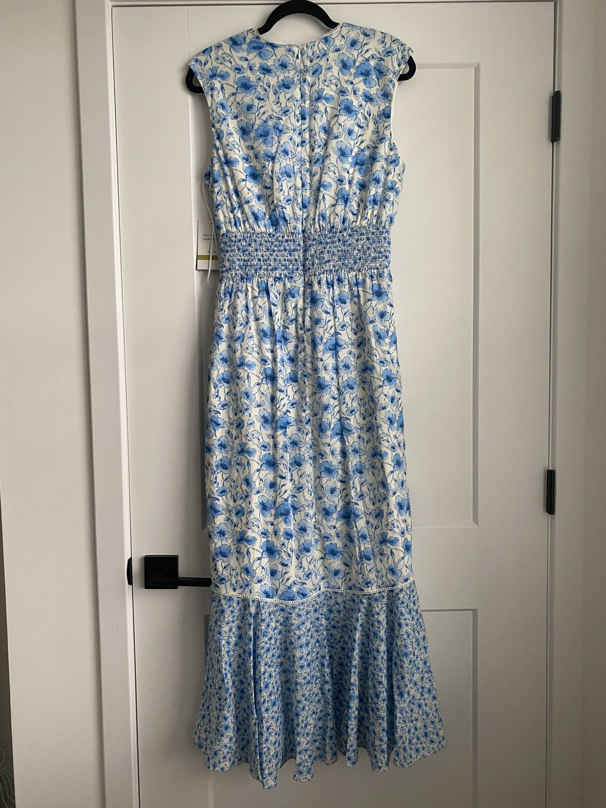Other Maison Tara Sleeveless Mixed Bluebell Print Wrap Maxi Dress Size XL / US 12-14 / IT 48-50 - 9 Thumbnail