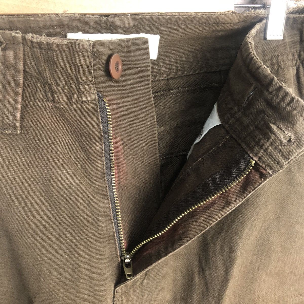Japanese Brand Example Big pocket Dark Brown Cargo Multipocket Pants #A80 Size US 29 - 11 Thumbnail