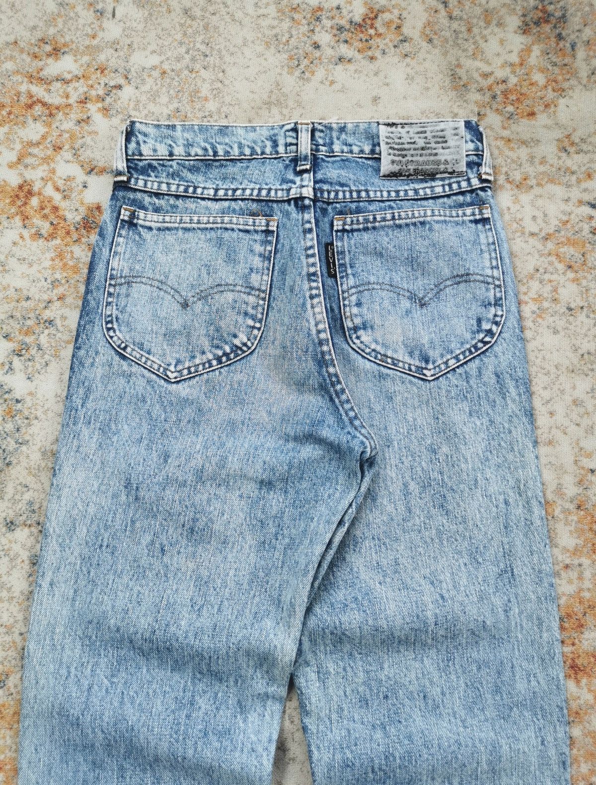 Japanese Brand × Levi's × Vintage Levis Skinny Stone Wash Jeans (LG97) Size US 27 - 4 Thumbnail
