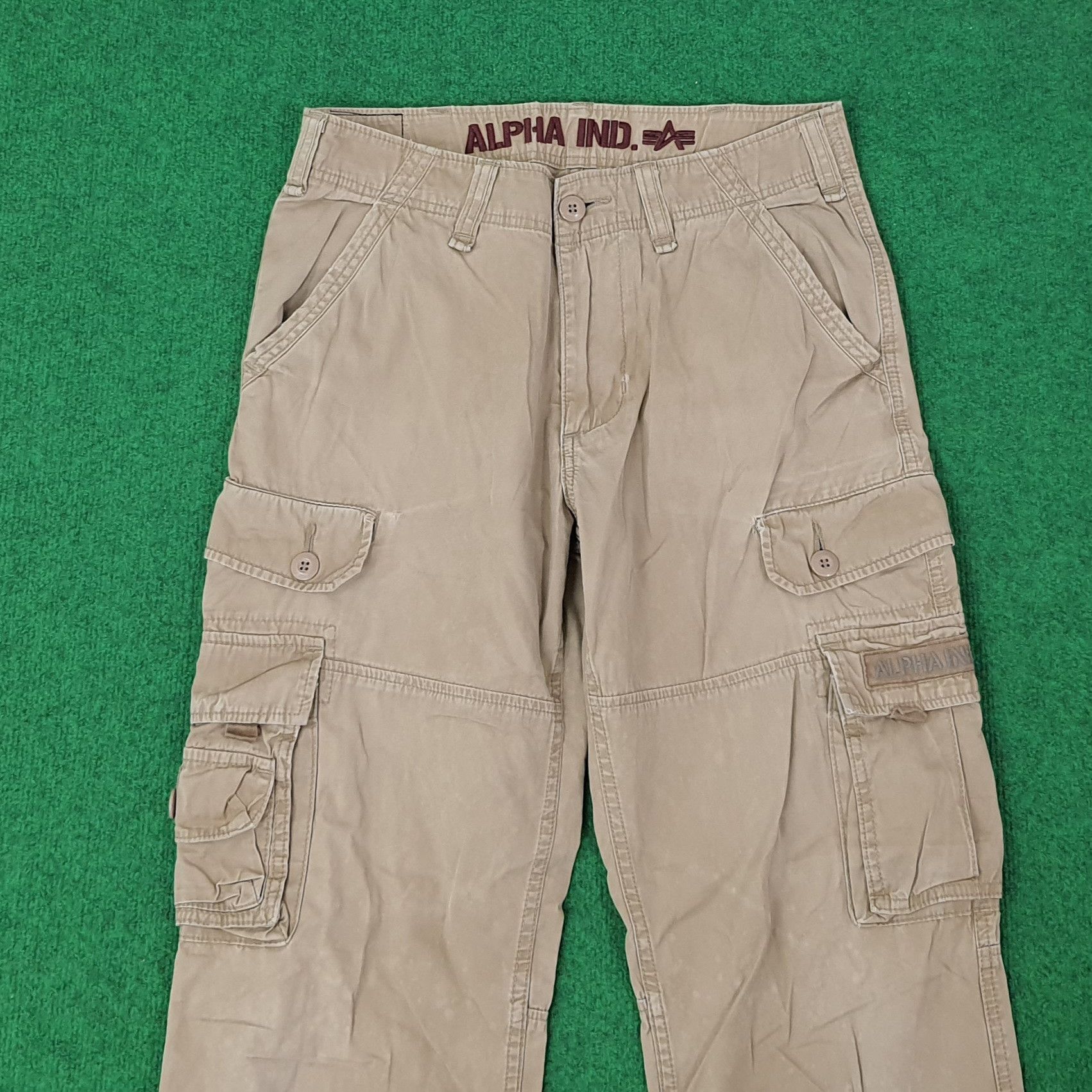 Alpha Industries Vintage Alpha Industries Cargo Pants C244N4 Size US 31 - 2 Thumbnail