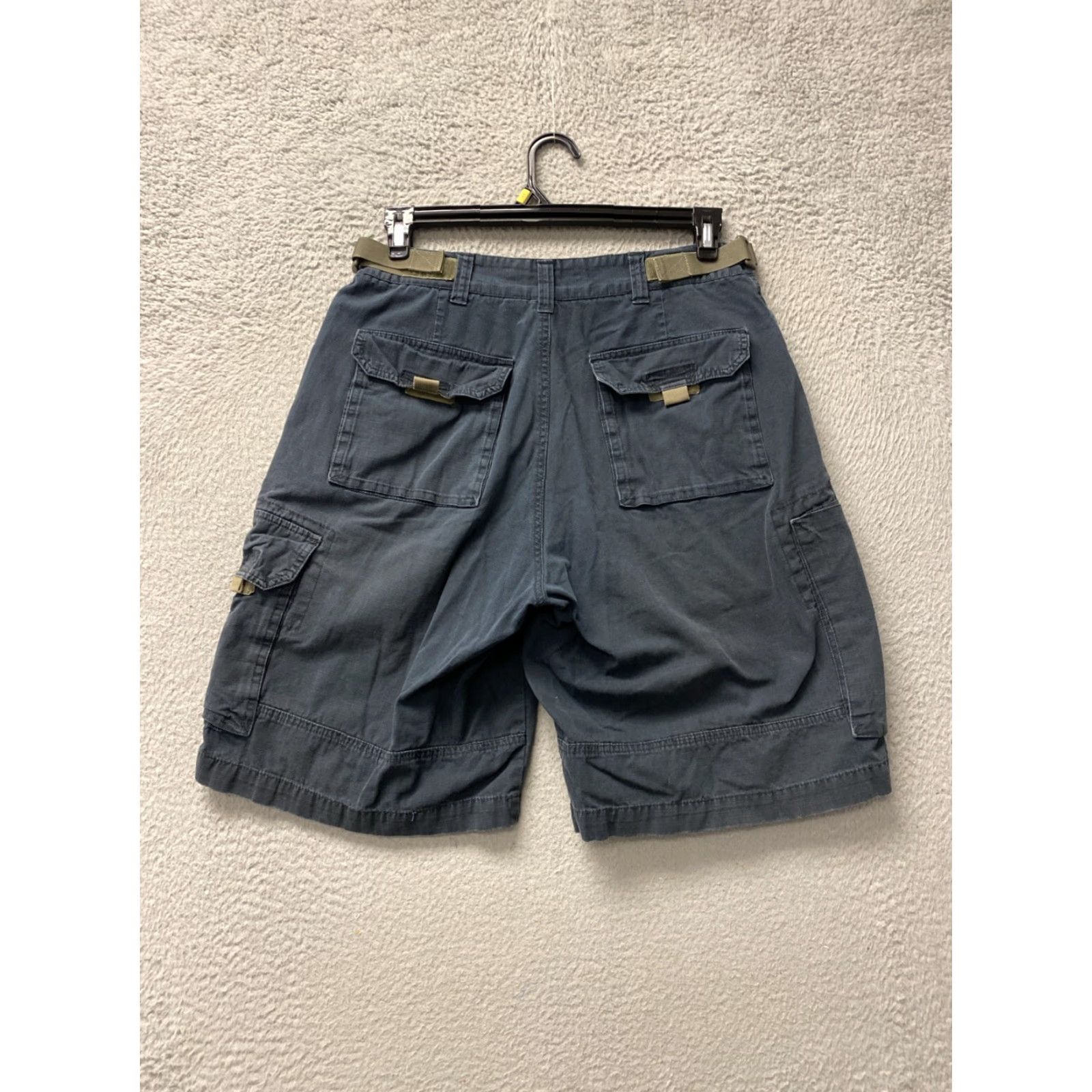 American Eagle Outfitters AMERICAN EAGLE Cargo Shorts Men 32 Faded Black Cotton Regular Size US 32 / EU 48 - 4 Thumbnail