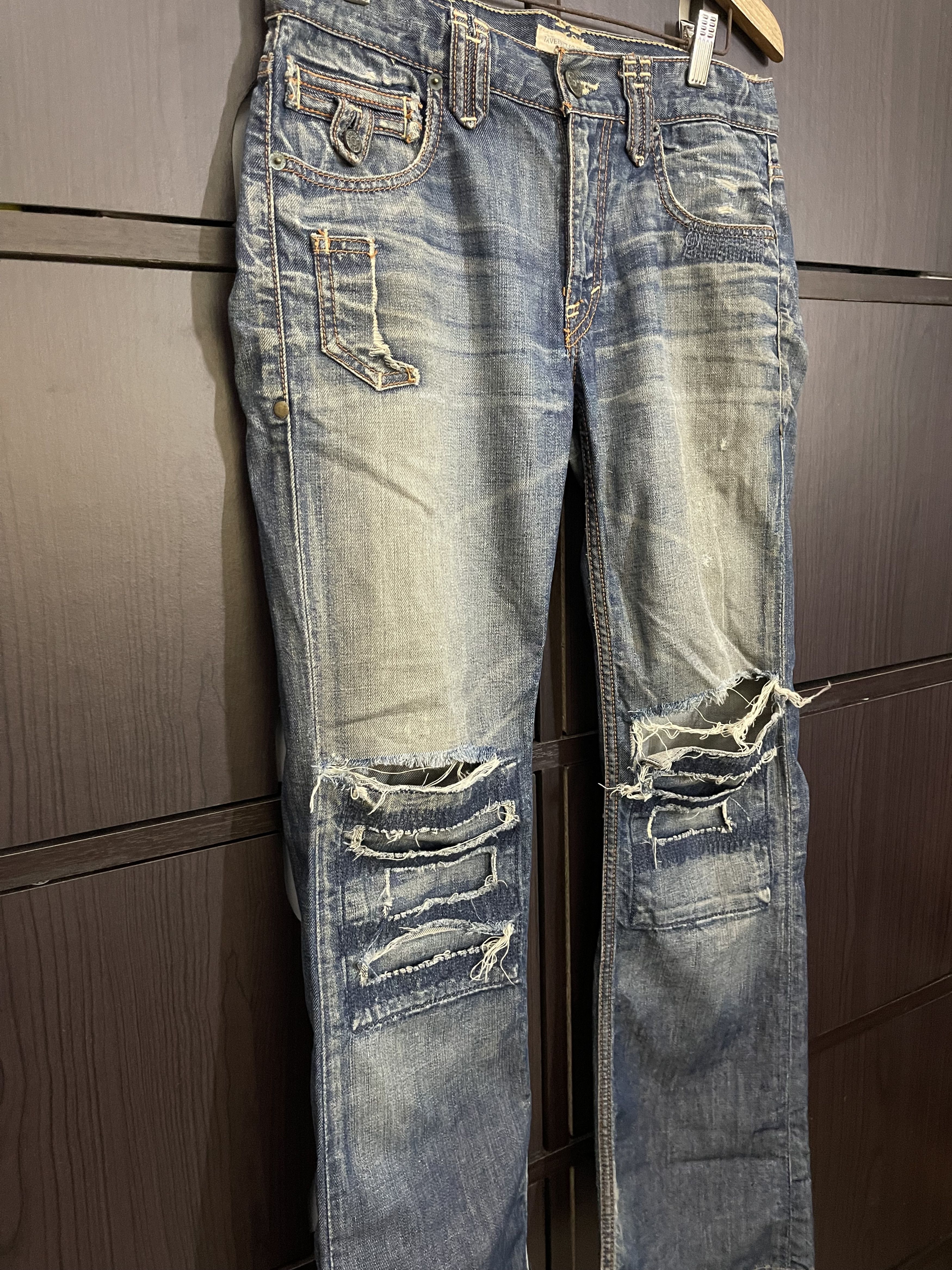 Beauty Beast × If Six Was Nine × Le Grande Bleu (L.G.B.) Tavernity So Jeans Distressed Flared Denim Size US 30 / EU 46 - 10 Thumbnail