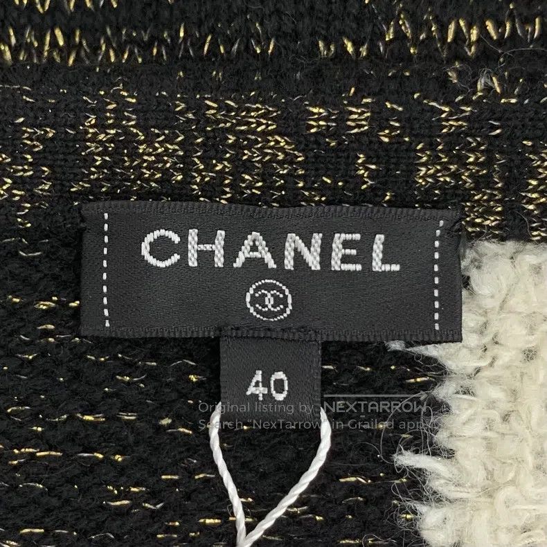 Chanel Chanel Colour block geometric colour block inlaid cashmere Size S / US 4 / IT 40 - 6 Thumbnail