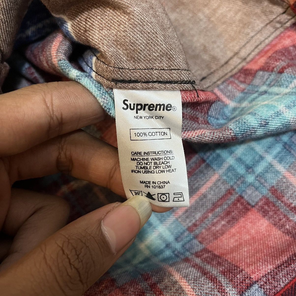 Supreme SS18 Supreme Martin Luther King MLK Zip Up Flannel Shirt Size US S / EU 44-46 / 1 - 9 Thumbnail