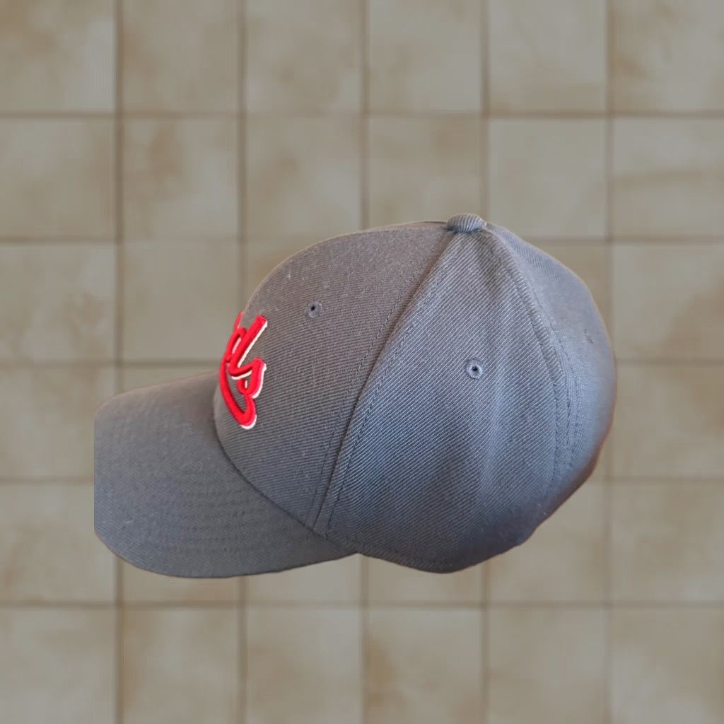 Nike Nike Cincinnati Reds Grey With Red Hat Cap Fitted Sz L/XL Rise Swoosh Baseball 6 Panel Wool Knit Unisex Adults Vintage Mens Girls? Size ONE SIZE - 1 Thumbnail