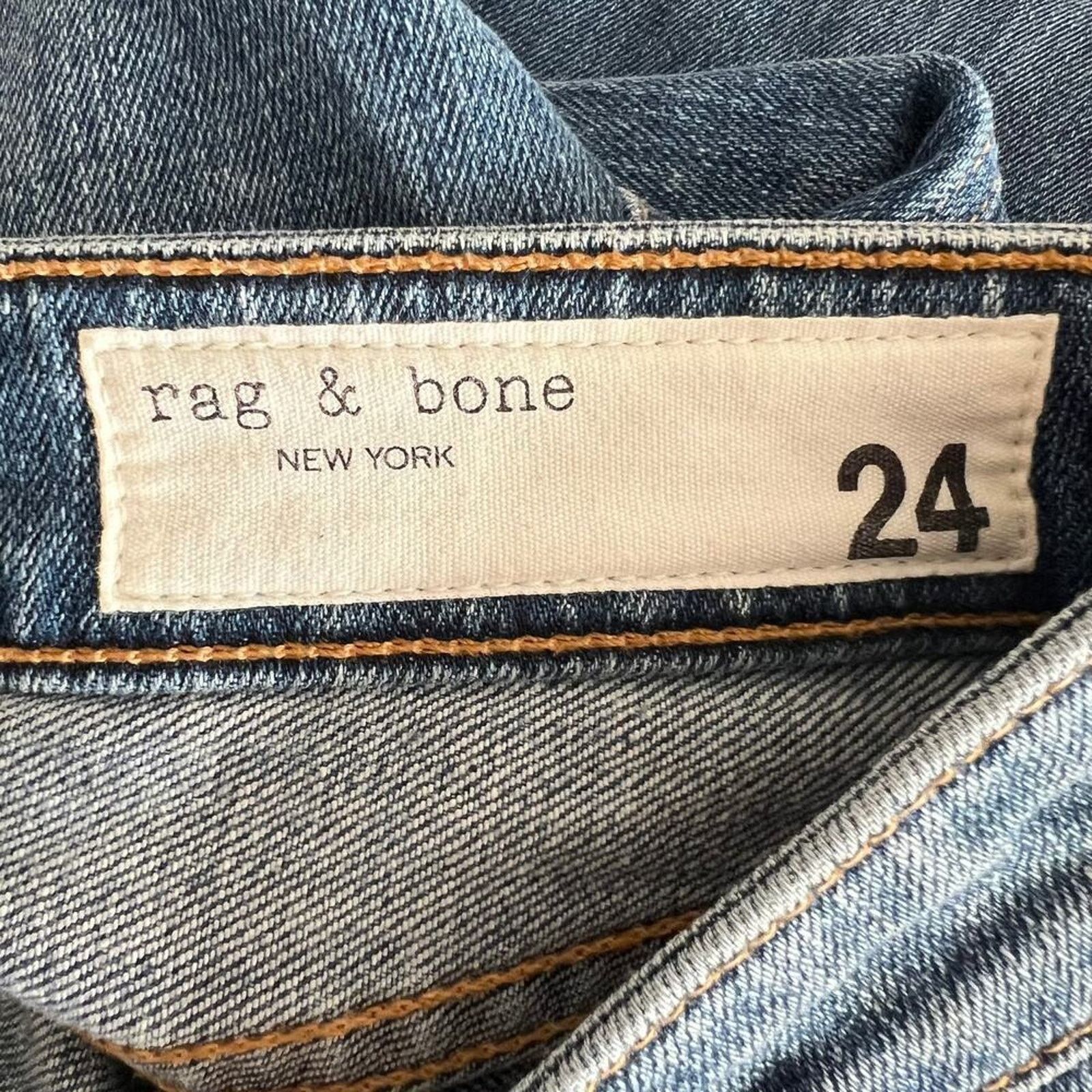 Rag & Bone RAG & BONE Low-Rise Skinny Cropped Jeans, XS/US24 Size 24" / US 00 / IT 34 - 4 Thumbnail
