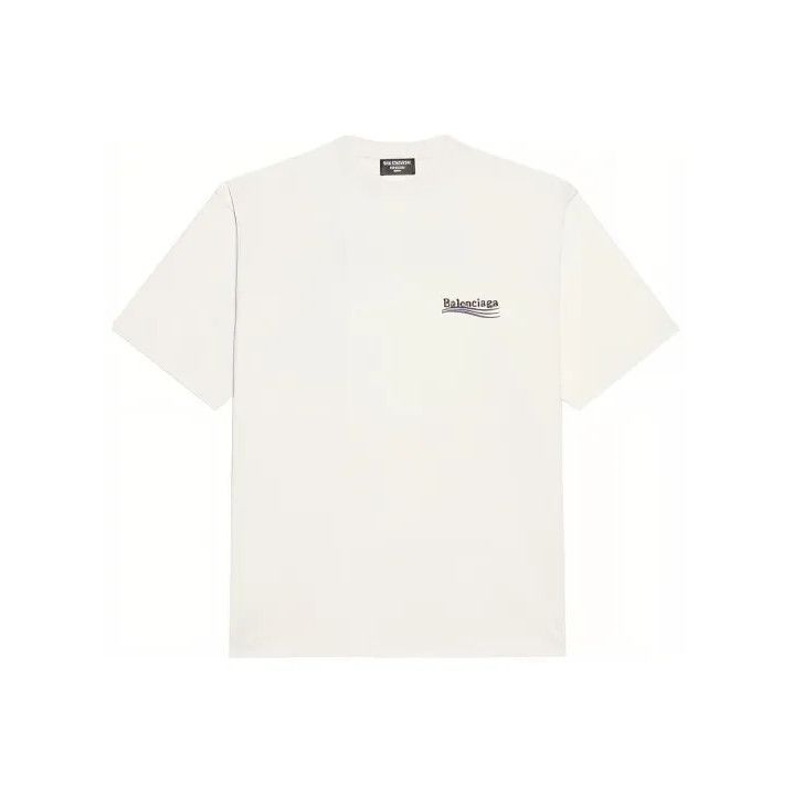 Balenciaga Balenciaga Political Campaign Large Fit Logo T-Shirt Size US L / EU 52-54 / 3 - 1 Thumbnail