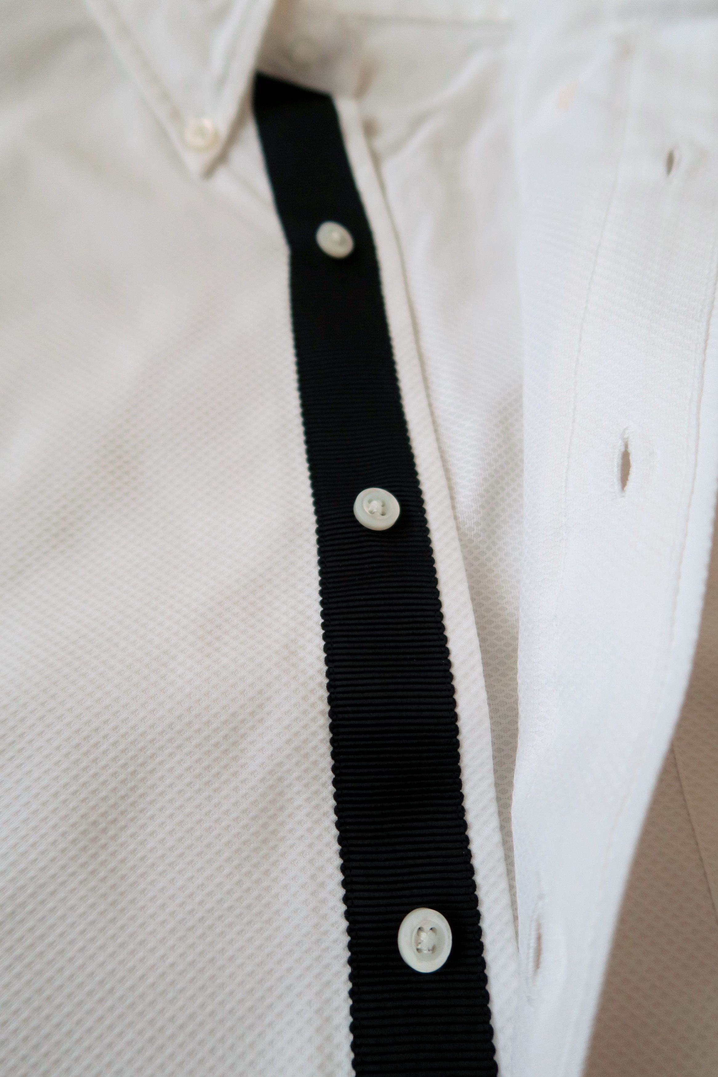 Thom Browne Thom Brown Textured Fabric Shirt Size US XL / EU 56 / 4 - 10 Thumbnail