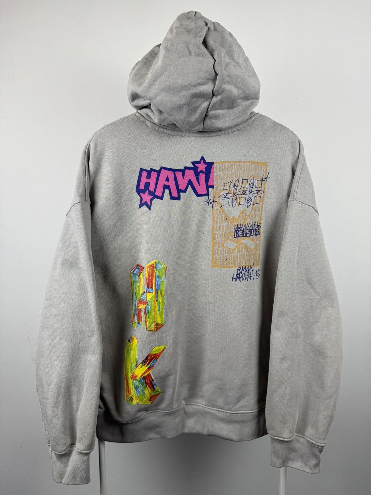 H&M H&M x Hamano Keisuke Big Logo Hoodie Size US M / EU 48-50 / 2 - 2 Thumbnail