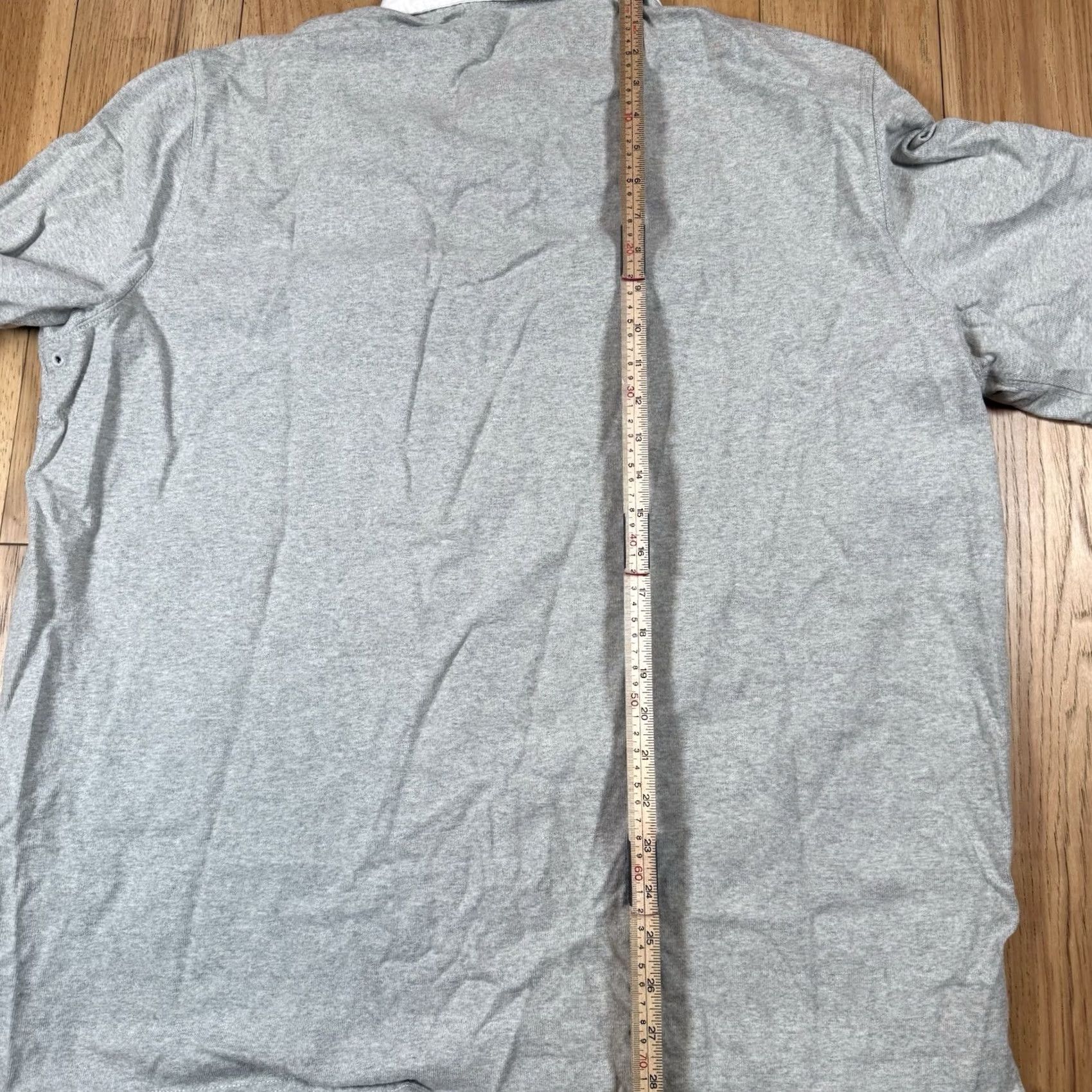 Ralph Lauren VINTAGE Polo Ralph Lauren Rugby Shirt Mens XL Grey Short Sleeve Eagle New York Size US XL / EU 56 / 4 - 7 Thumbnail