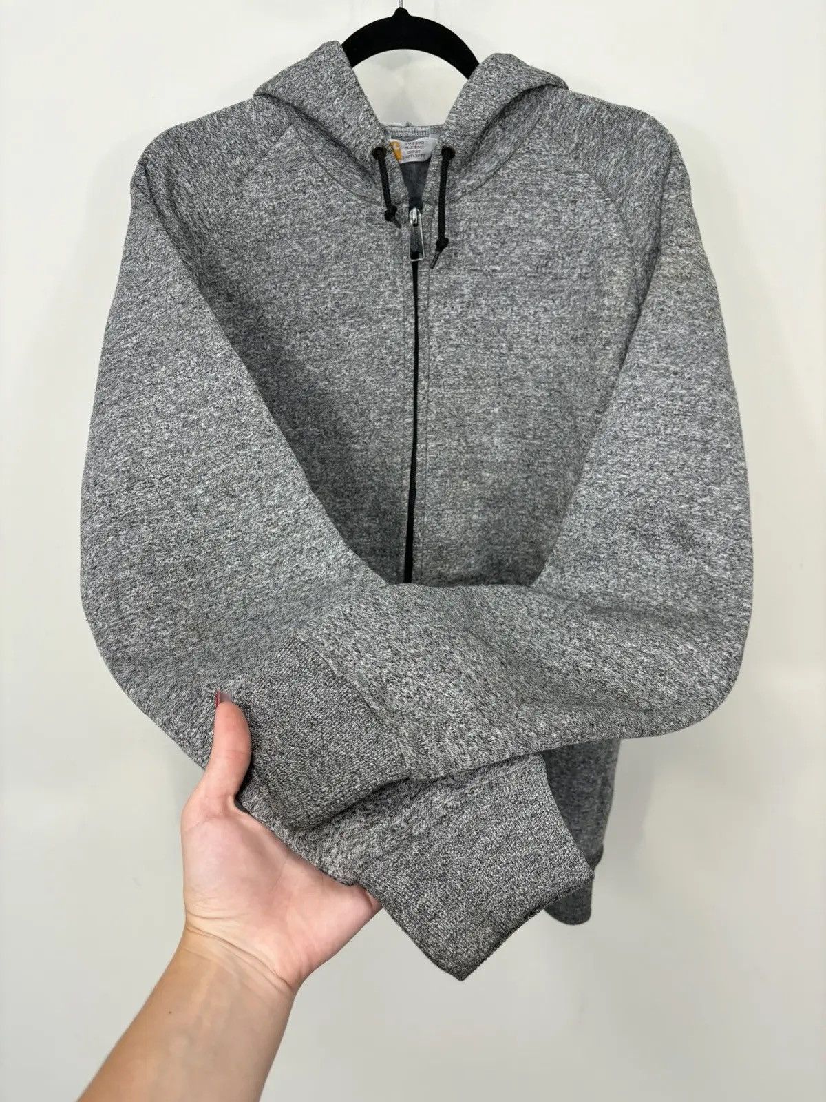 Carhartt × Vintage Vintage Carhartt Velour Lined Thermo Hype Zip Up Hoodie Size US M / EU 48-50 / 2 - 7 Thumbnail