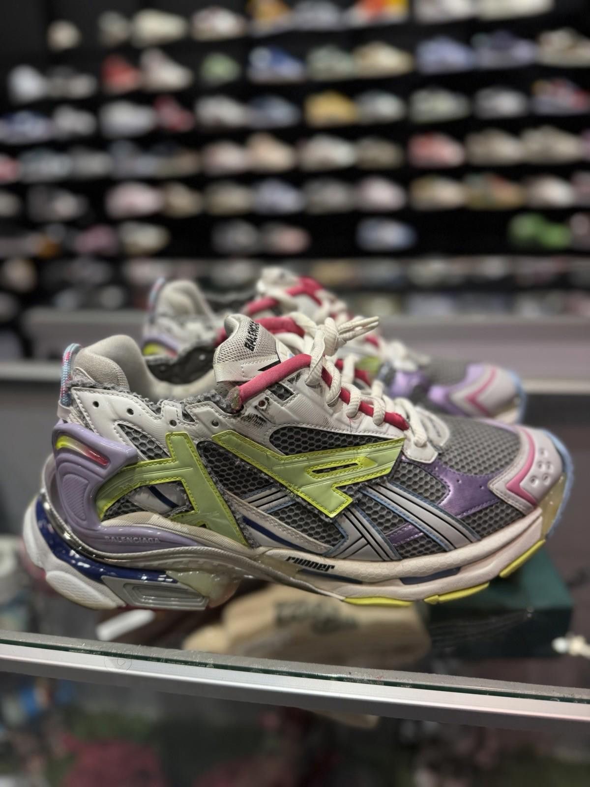 Balenciaga Balenciaga Runner Multicolor Mesh Sneakers $1150 47EU/14US Size US 14 / EU 47 - 1 Thumbnail