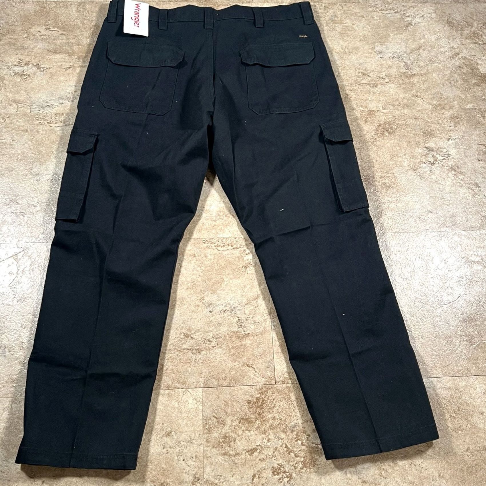 Wrangler Wrangler Pants Cargo Workwear Relaxed Black 38 30 Grunge Mens Baggy Size US 38 / EU 54 - 4 Thumbnail