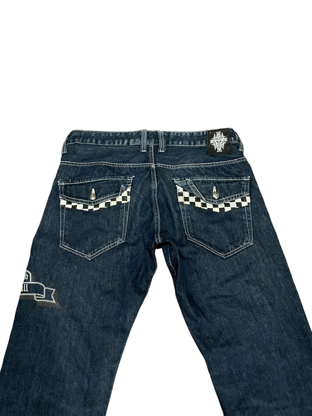 If Six Was Nine × Japanese Brand Japanese Wild Life Skull Jeans Size US 34 / EU 50 - 14 Thumbnail