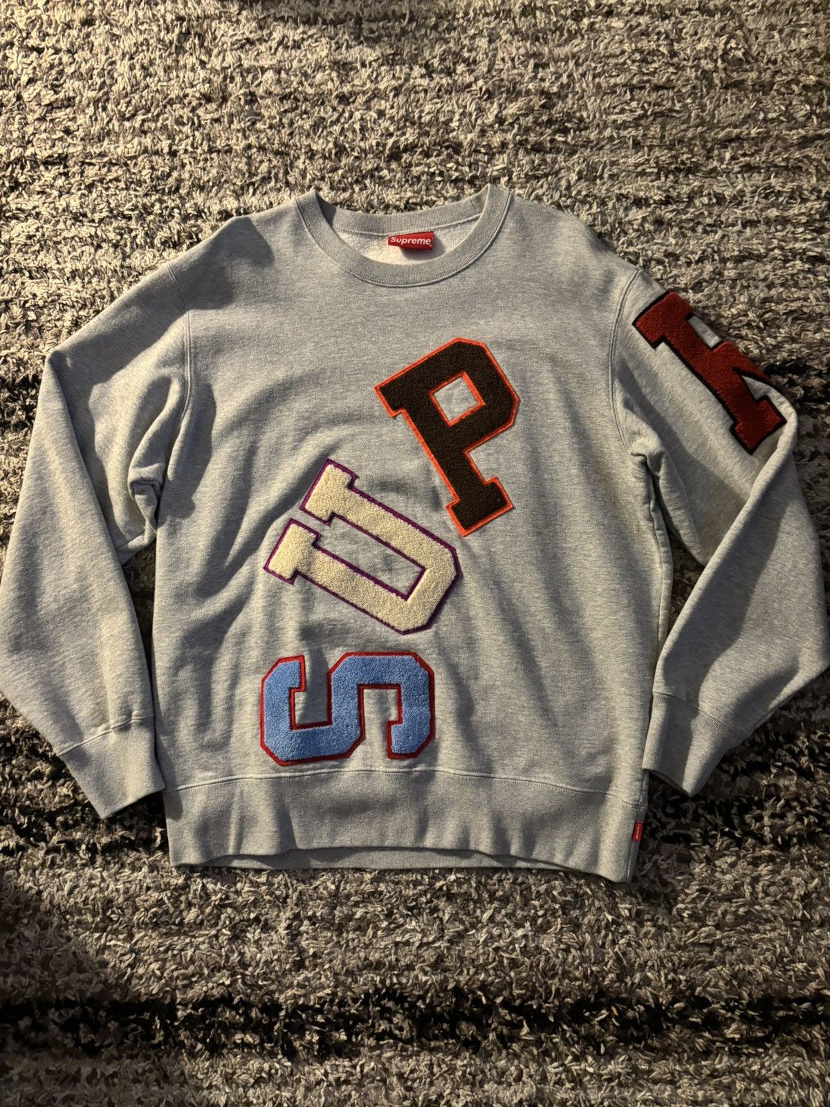 Supreme Supreme Big Arc Crewneck Size US L / EU 52-54 / 3 - 1 Thumbnail