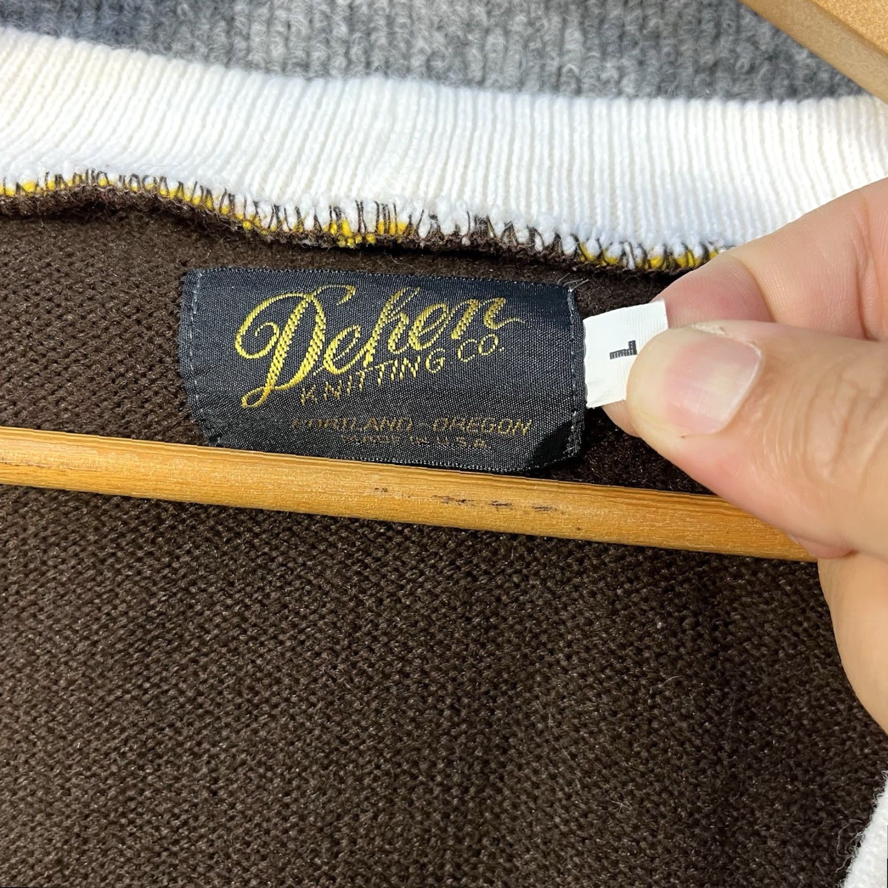 Vintage VINTAGE Dehen Sweater Size US L / EU 52-54 / 3 - 3 Thumbnail