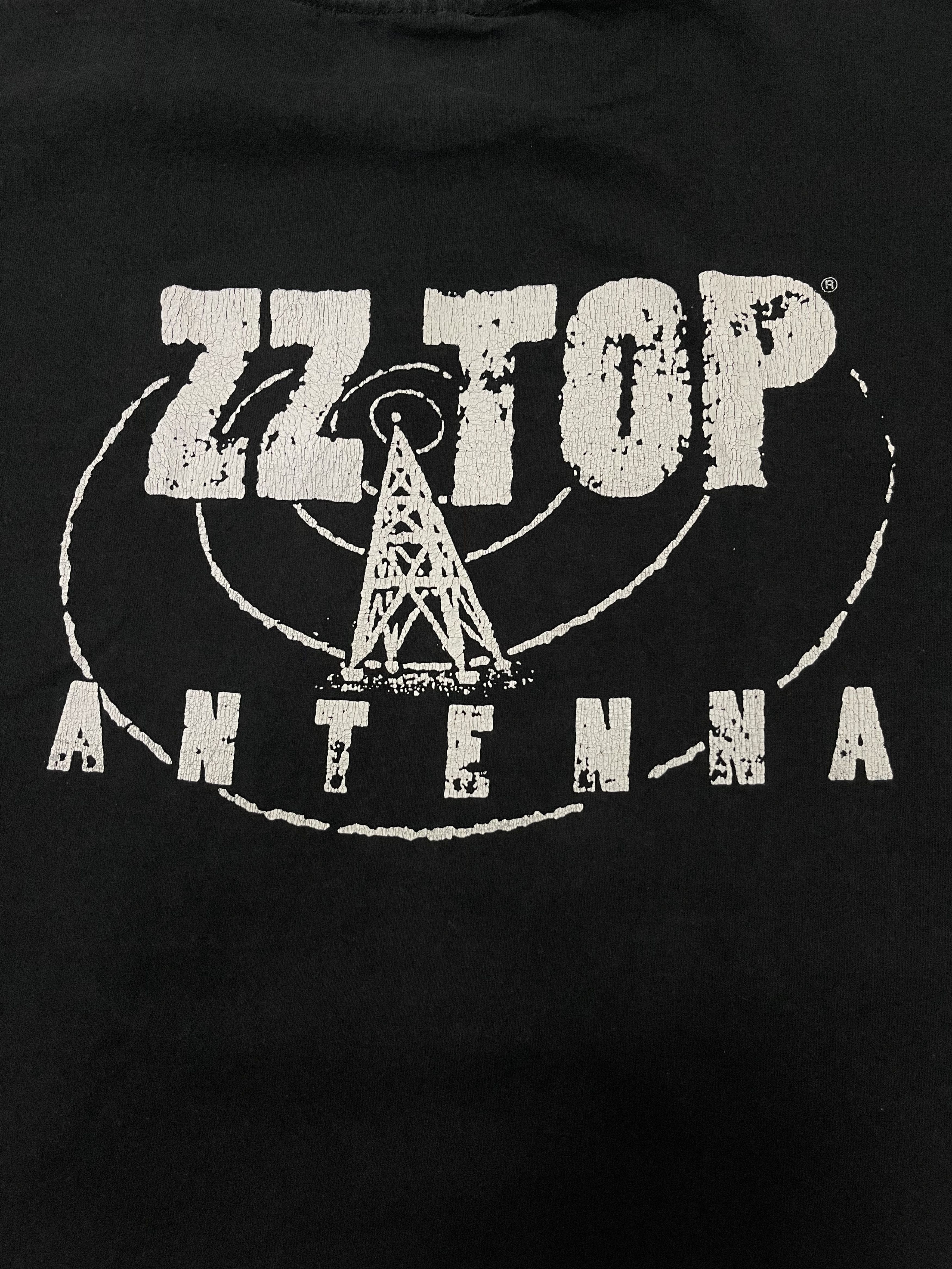 Band Tees Vintage 90s ZZ TOP Antenna Production Tee Size US M / EU 48-50 / 2 - 6 Thumbnail