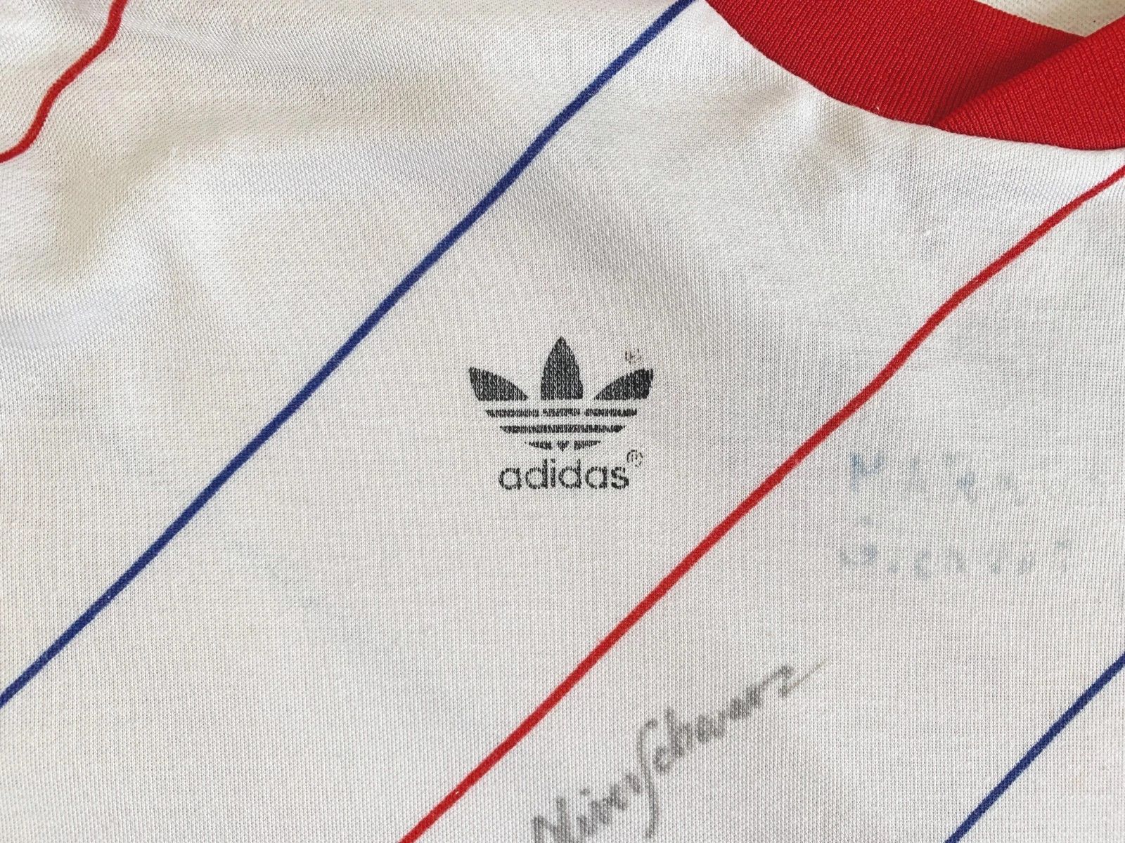 Adidas Vintage 80s ADIDAS Jersey Kit Football Soccer West Germany Size US M / EU 48-50 / 2 - 3 Thumbnail