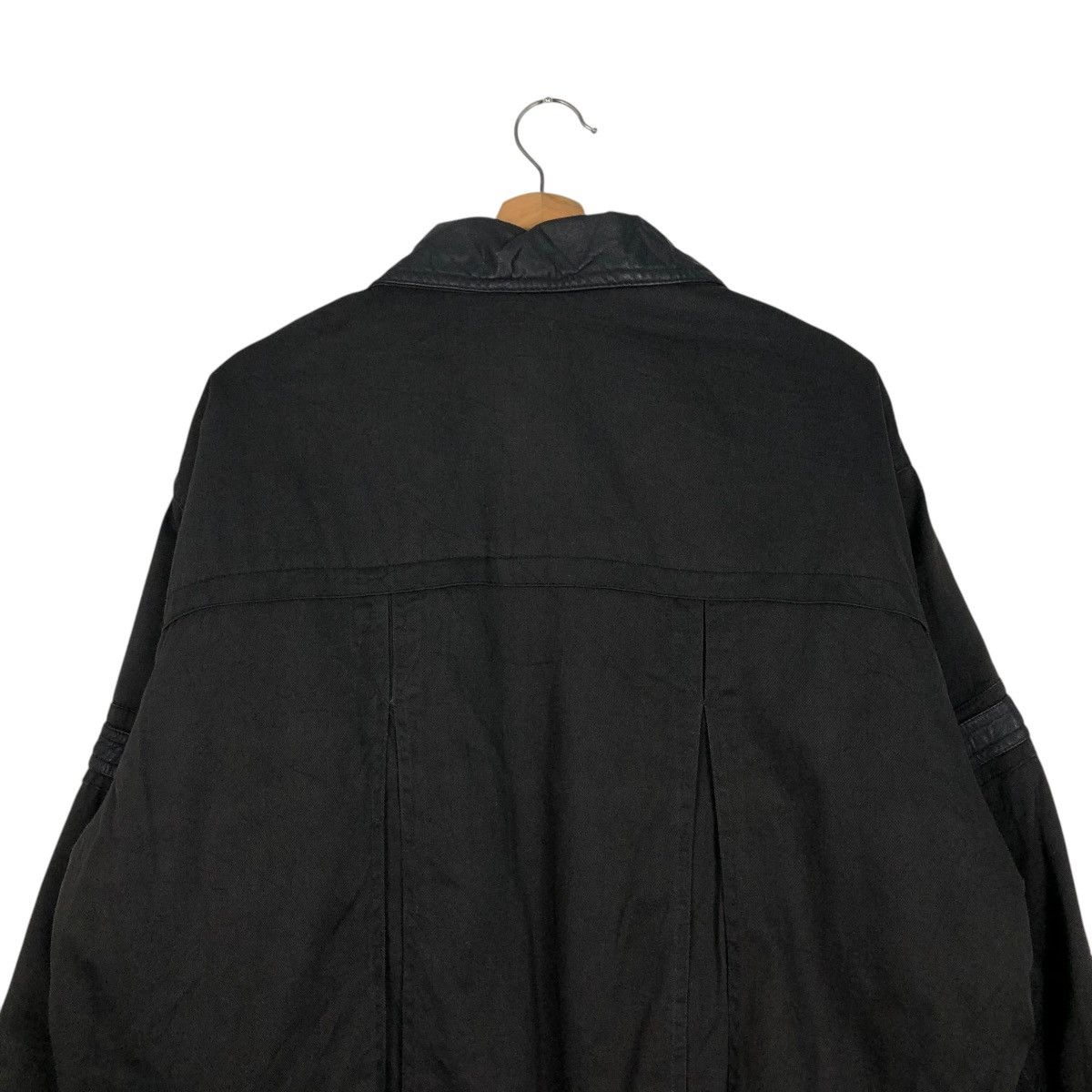 Japanese Brand 🔥ICONIC BLACK VINTAGE BOMBER JACKET PARACHUTE MONTE VISO Size US M / EU 48-50 / 2 - 11 Thumbnail