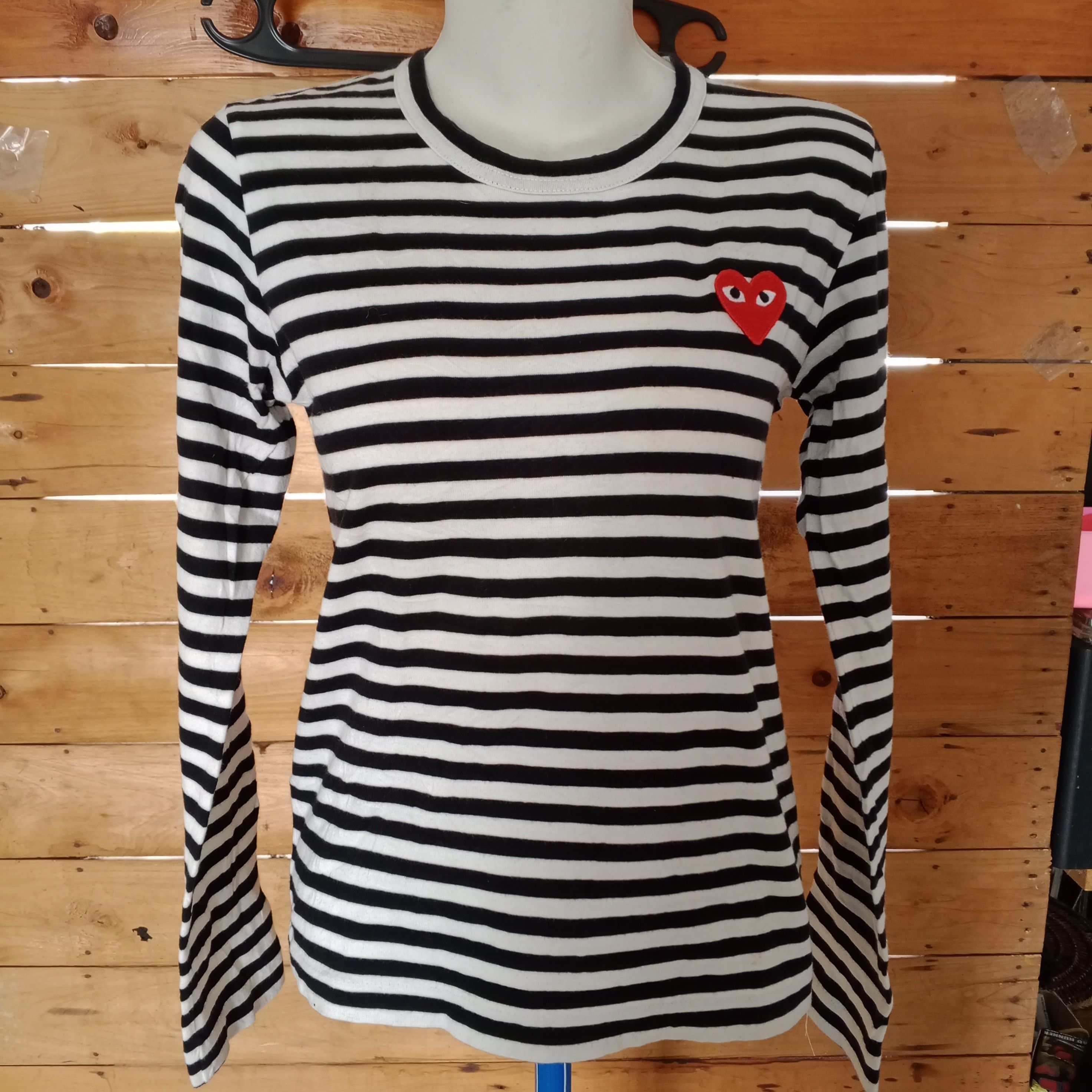 Comme des Garcons × Japanese Brand Auhentic Comme Des Garcons Striped Shirt Size S / US 4 / IT 40 - 1 Thumbnail