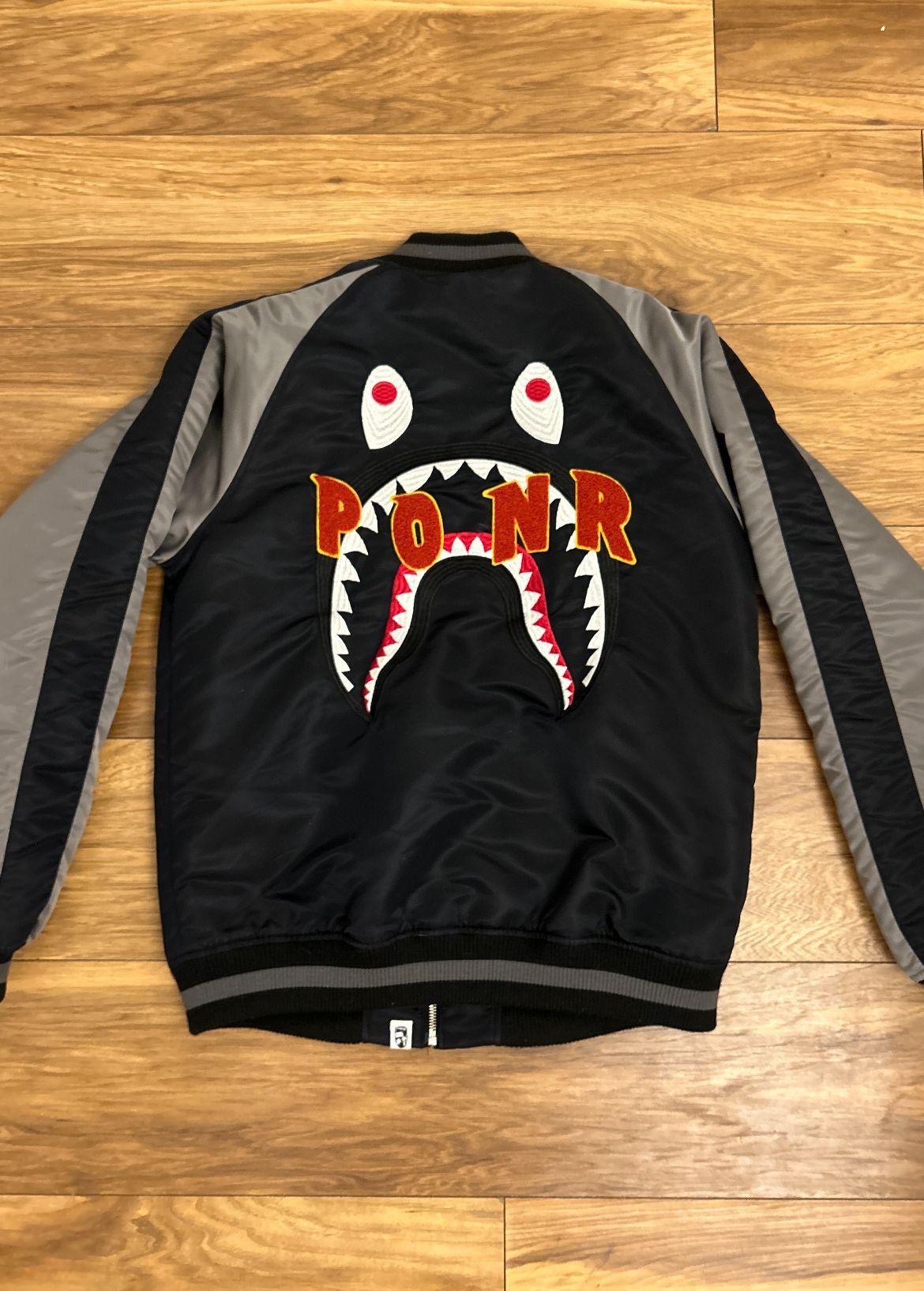 Bape PONR Shark Souvenir Jacket Size US M / EU 48-50 / 2 - 2 Thumbnail