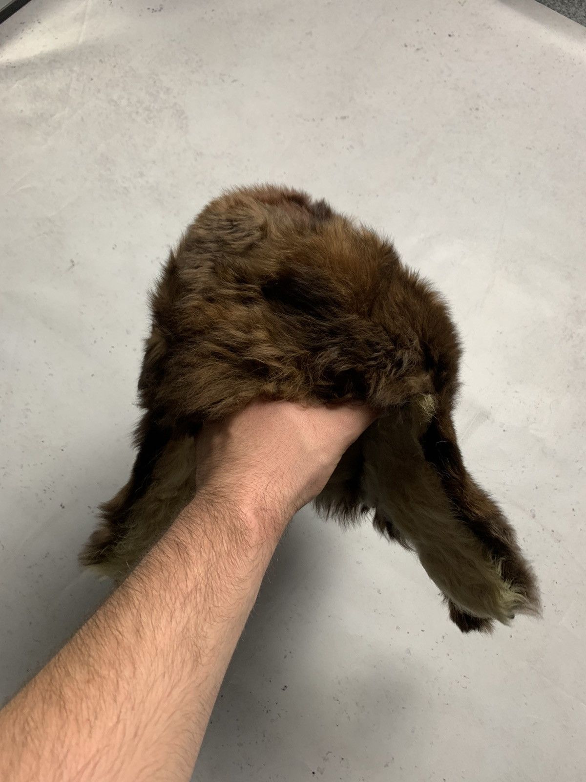 Japanese Brand Vintage Mask Fuzzy Faux Fur Trapper Ushanka Hat OS Size ONE SIZE - 2 Thumbnail