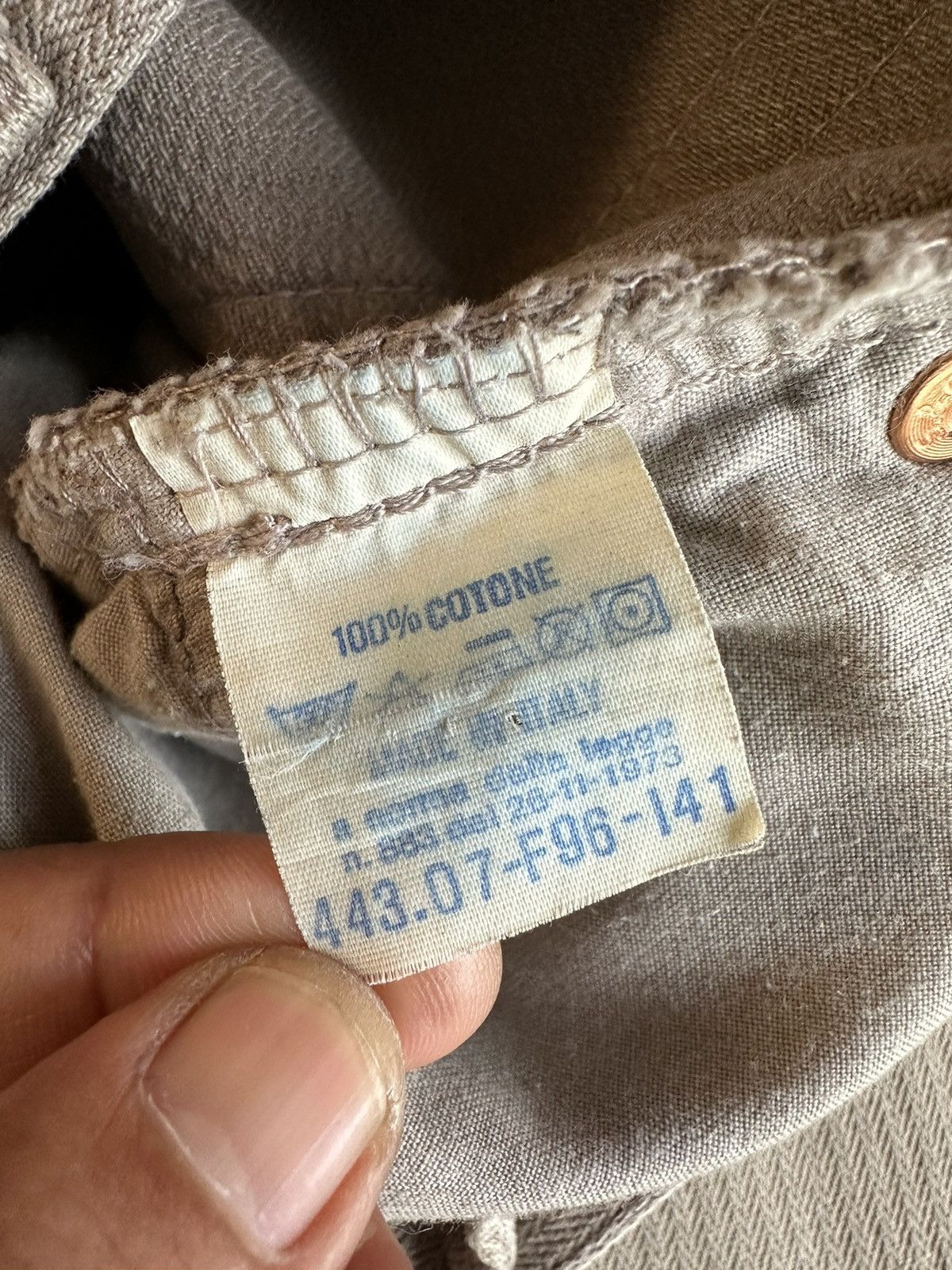 Levi's Limited Levis 443 Italy Brown Vintage Denim D519 Size US 32 / EU 48 - 18 Thumbnail
