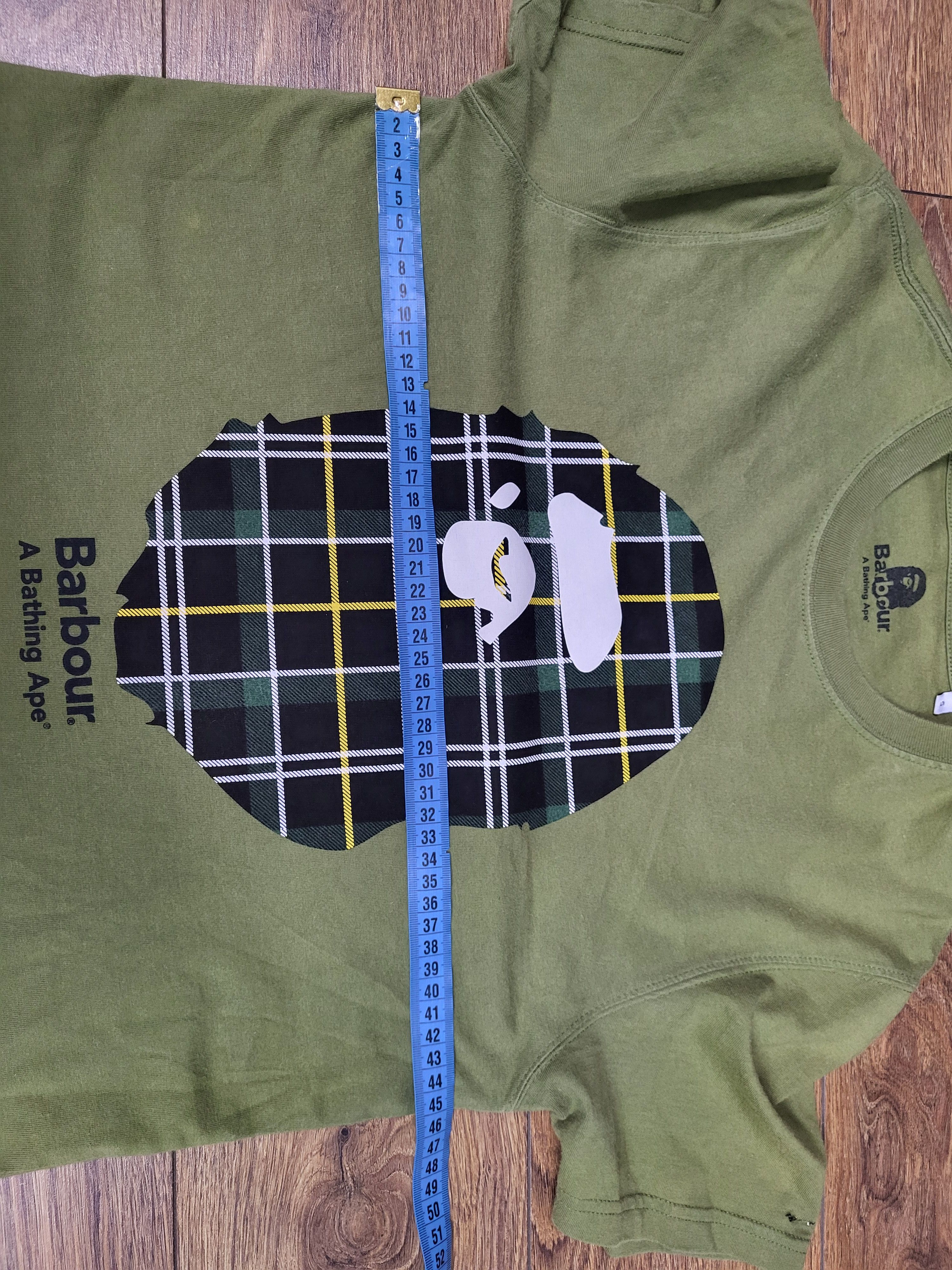 Barbour Barbour x A Bathing Ape tshirt S Size US S / EU 44-46 / 1 - 13 Thumbnail