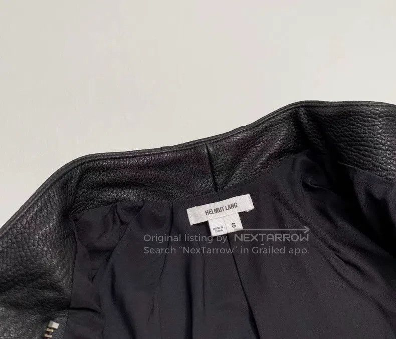 Helmut Lang Helmut Lang Women's Modified Biker Leather Jacket Size S / US 4 / IT 40 - 2 Thumbnail