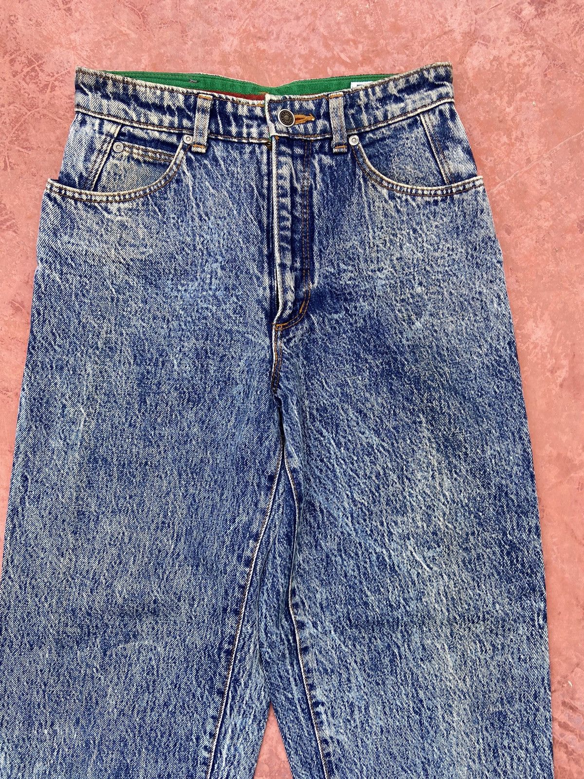 Beauty Beast 🔥 Acid Wash Vintage 80s Vintage Wrangler Jeans Size US 28 / EU 44 - 2 Thumbnail