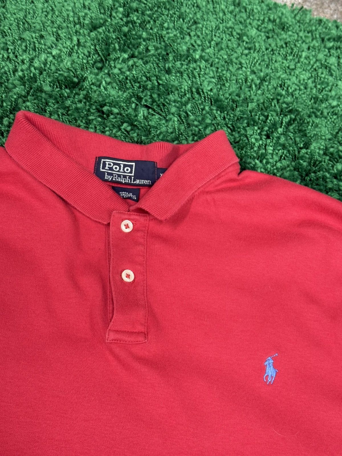 Polo Ralph Lauren Polo Ralph Lauren Classic Red Logo Shirt XL Size US XL / EU 56 / 4 - 3 Thumbnail