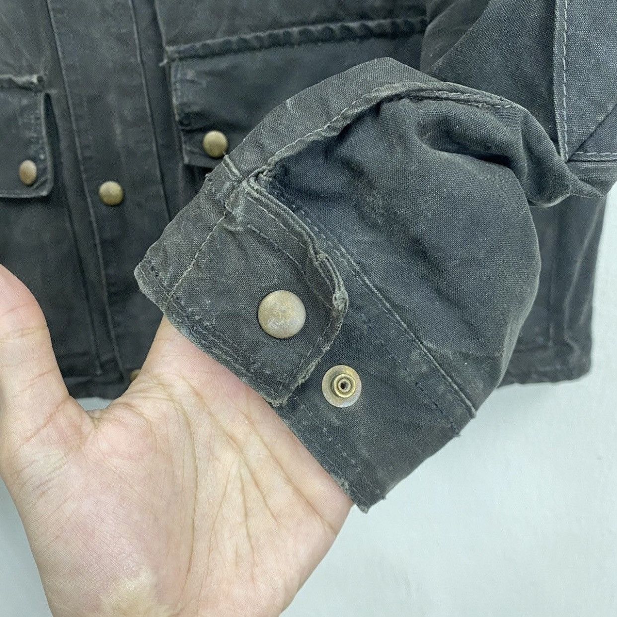 Belstaff Vintage Belstaff Racemaster Waxed Cotton Black Series Jacket Size US M / EU 48-50 / 2 - 10 Thumbnail