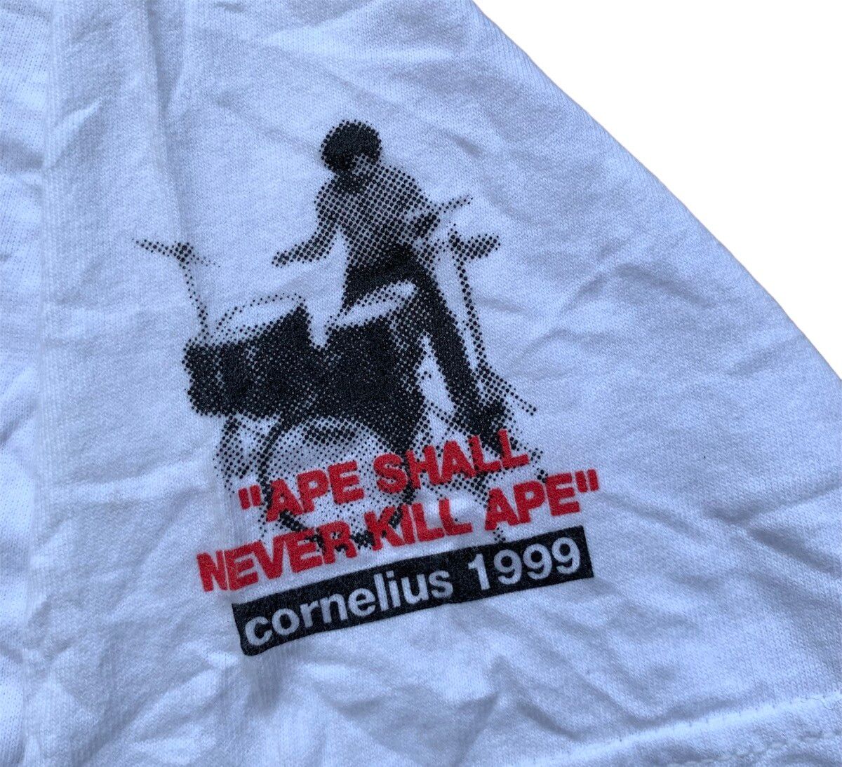 Bape 90’s Ape Shall Never Kill Ape Cornelius Tour 1999 Tshirt Size US M / EU 48-50 / 2 - 3 Thumbnail